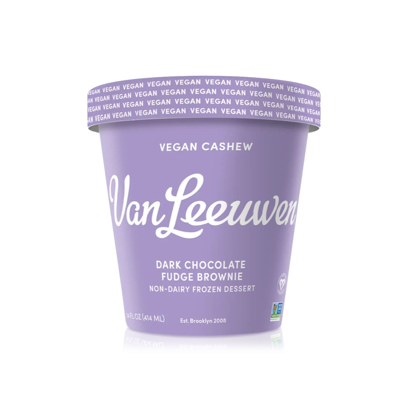 Van Leeuwen Dark Chocolate Fudge Brownie Non Dairy Ice Cream 414ml