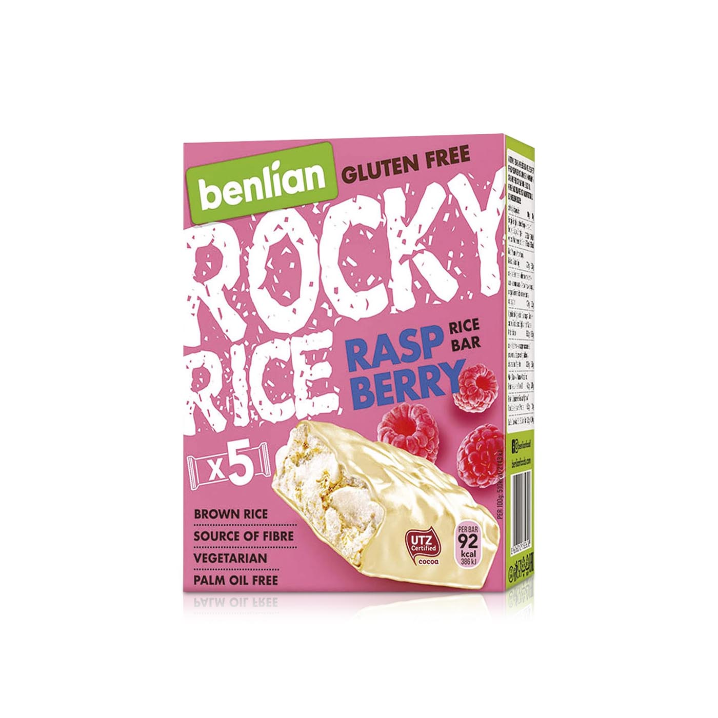 Benlian Rocky Rice Raspberry Rice Bar 90g