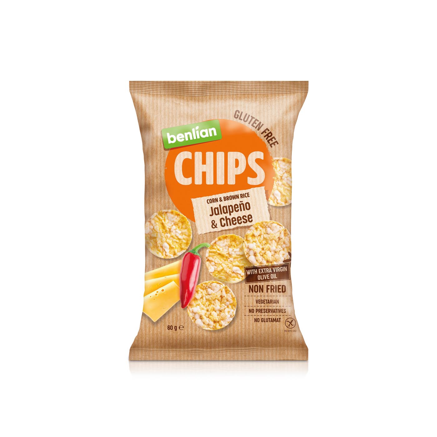 Benlian Jalapeno Corn and Rice Chips 50g