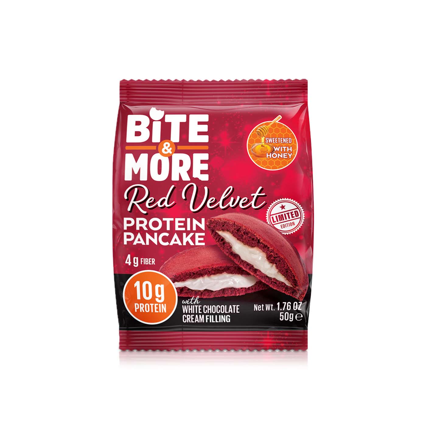 Bite & More Red Velvet Protein Pancake 50g