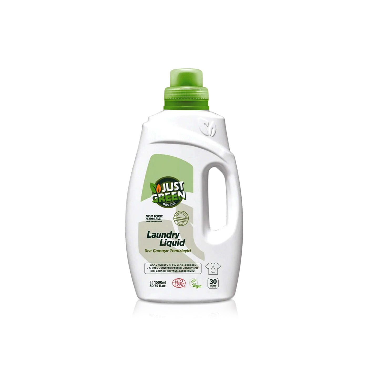 Just Green Organic Laundry Liquid 1.5L