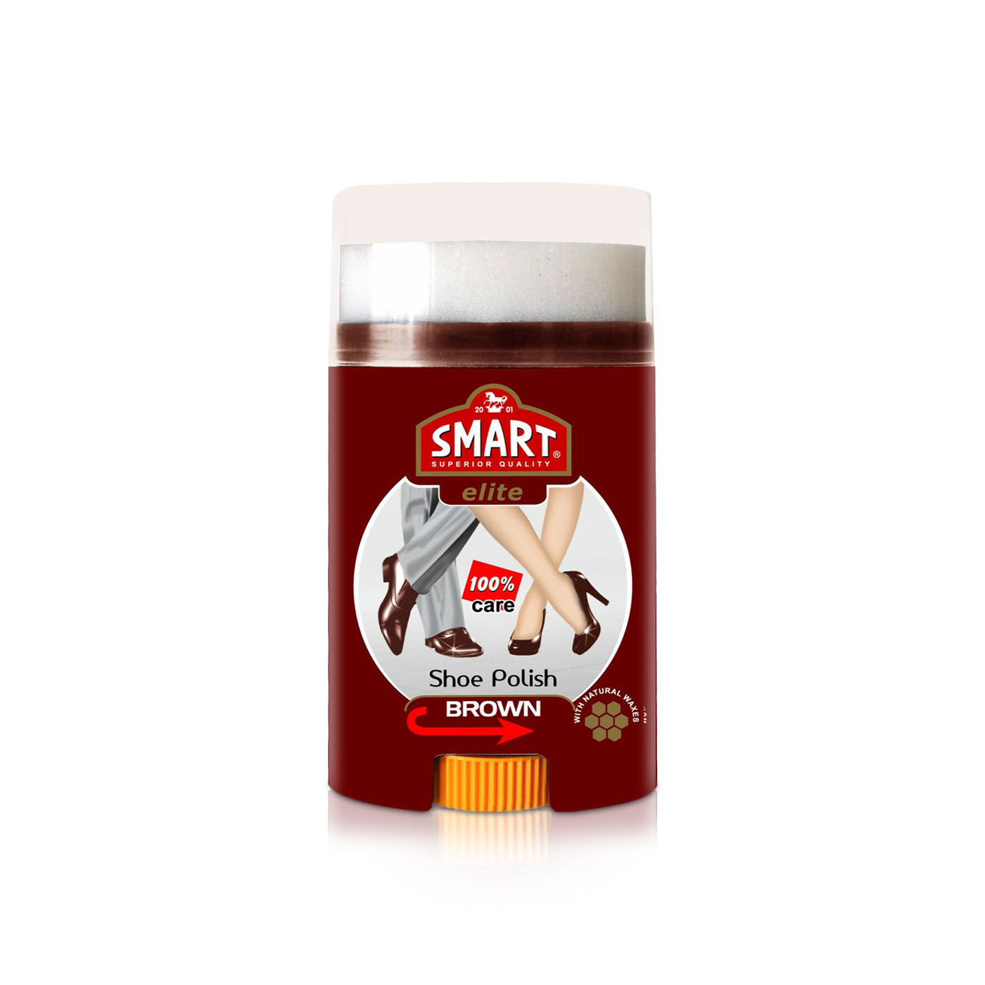 Smart Elite Brown Shoe Polish Cream 60ml