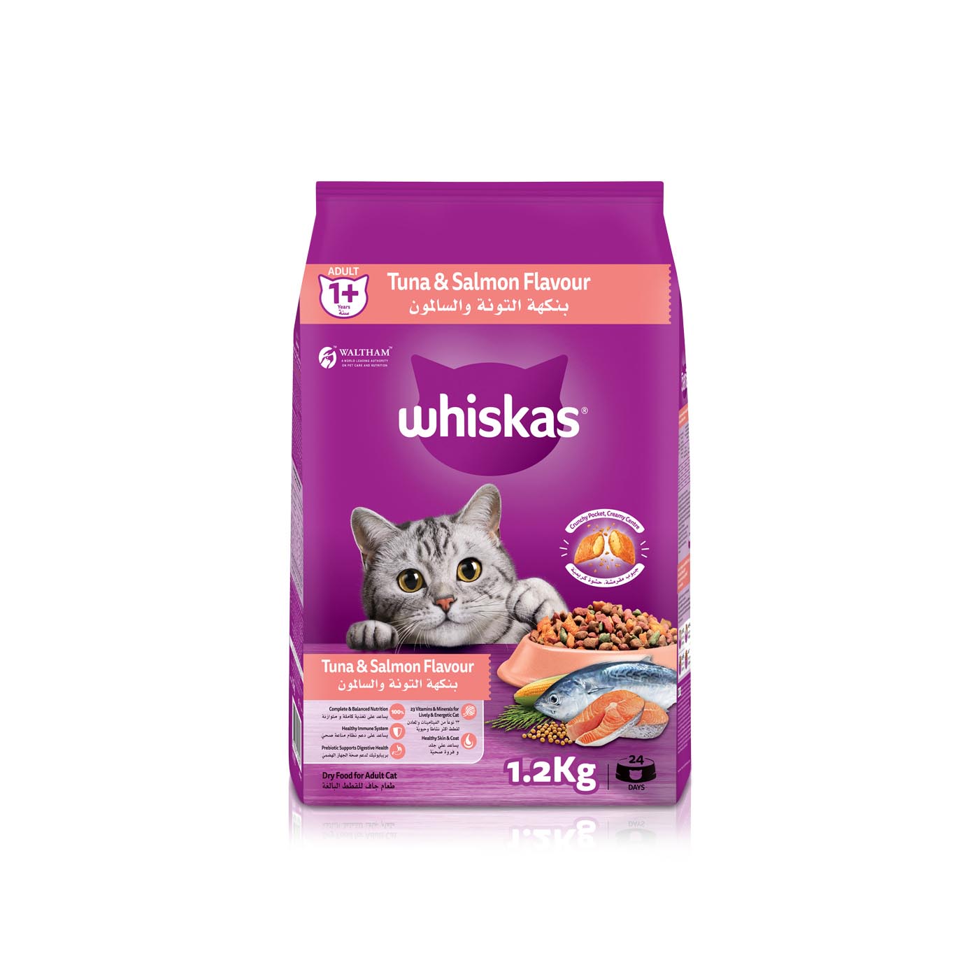 Whiskas Tuna and Salmon Cat Food 1.2kg