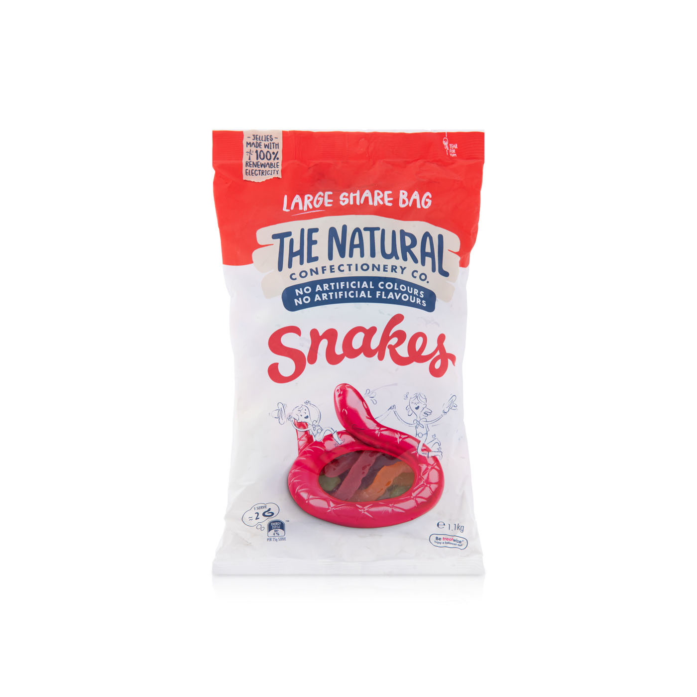The Natural Confectionery Co. Snakes 1.1kg