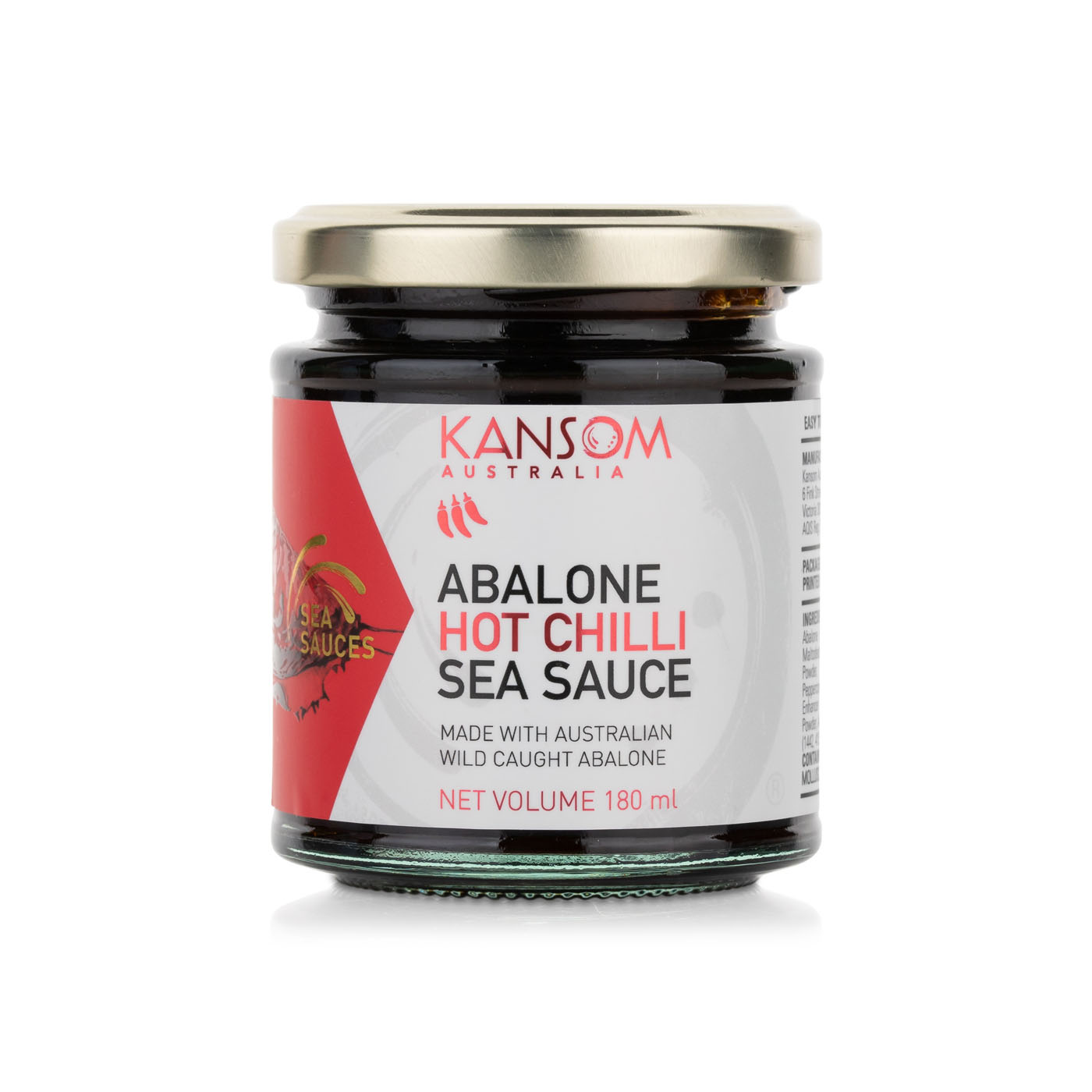 Kansom Abalone Hot Chilli Sea Sauce 180ml