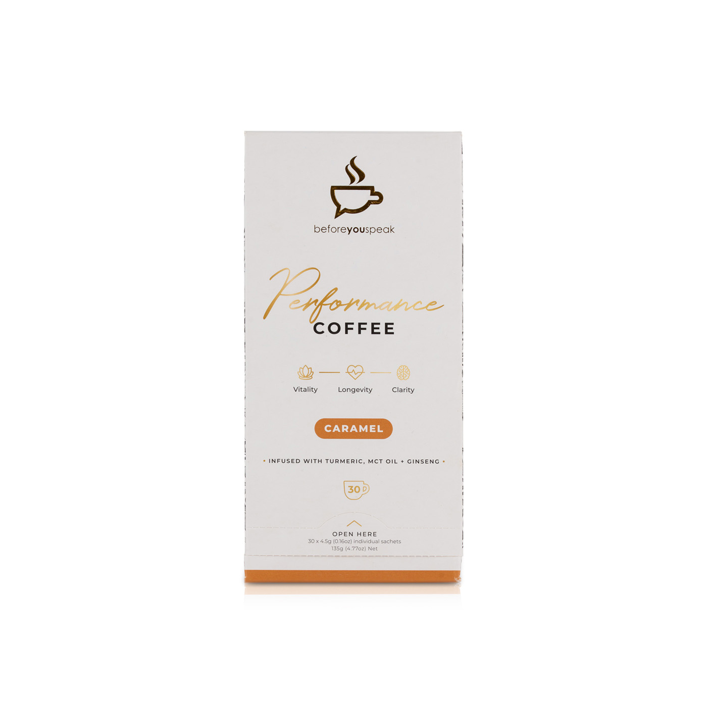 Beforeyouspeak Performance Coffee Caramel 135g
