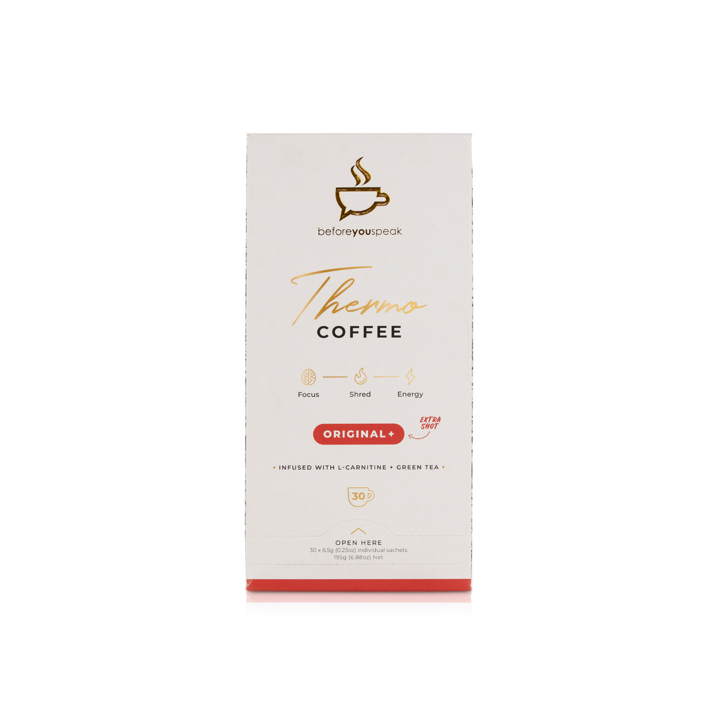 Beforeyouspeak Thermo Original + Extrashot Coffee 195g