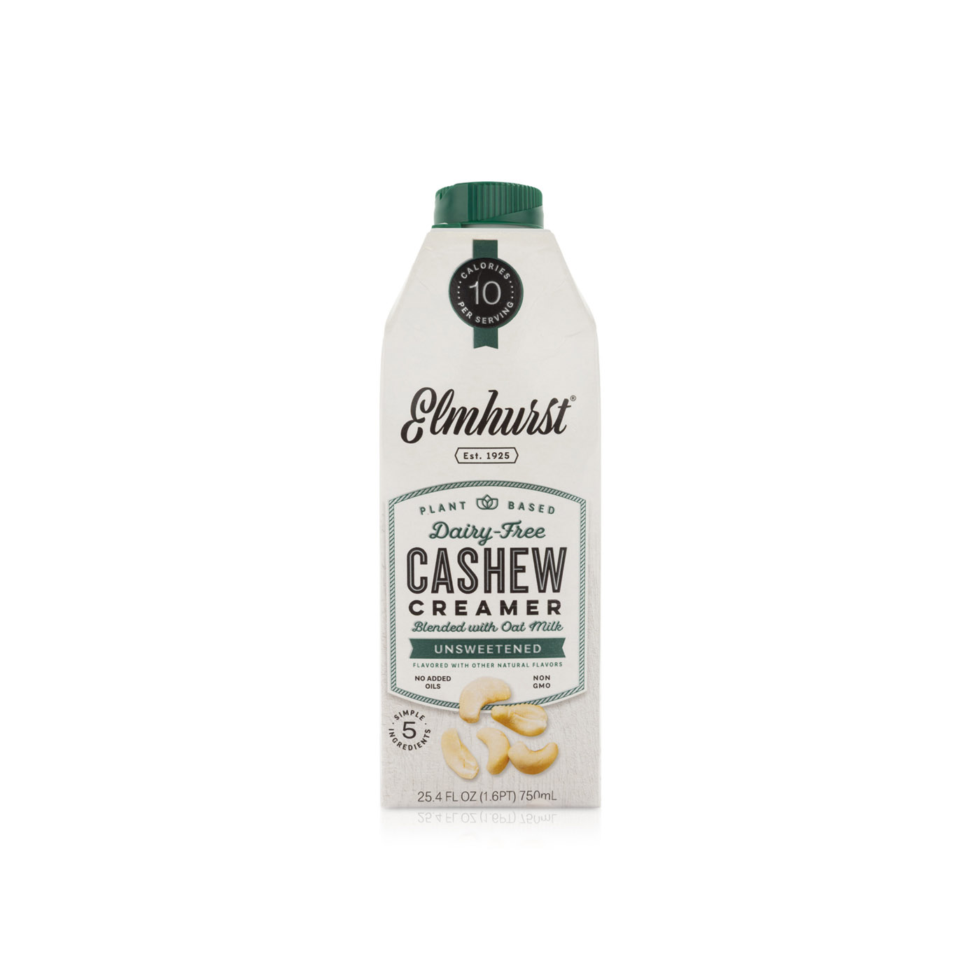 Elmhurst Cashew Creamer Unsweetened 750ml