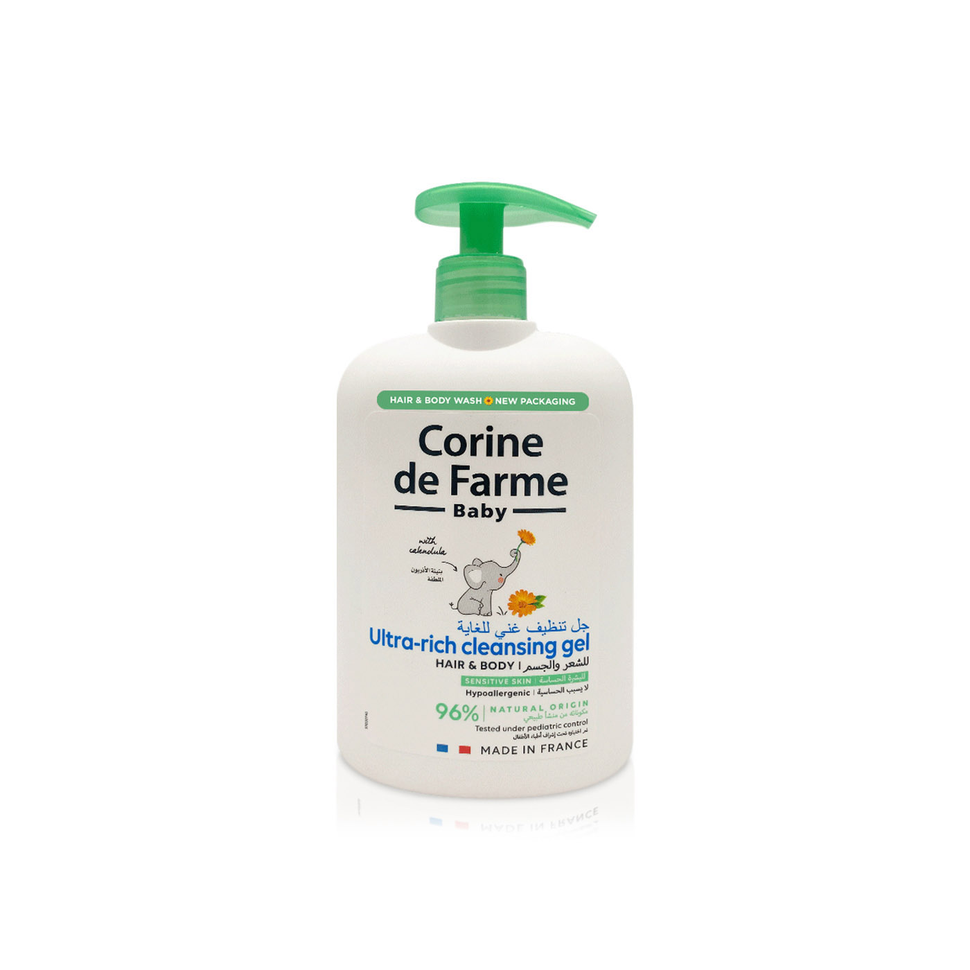 Corine De Farme Sulfate Free Baby Hair and Body Wash 500ml