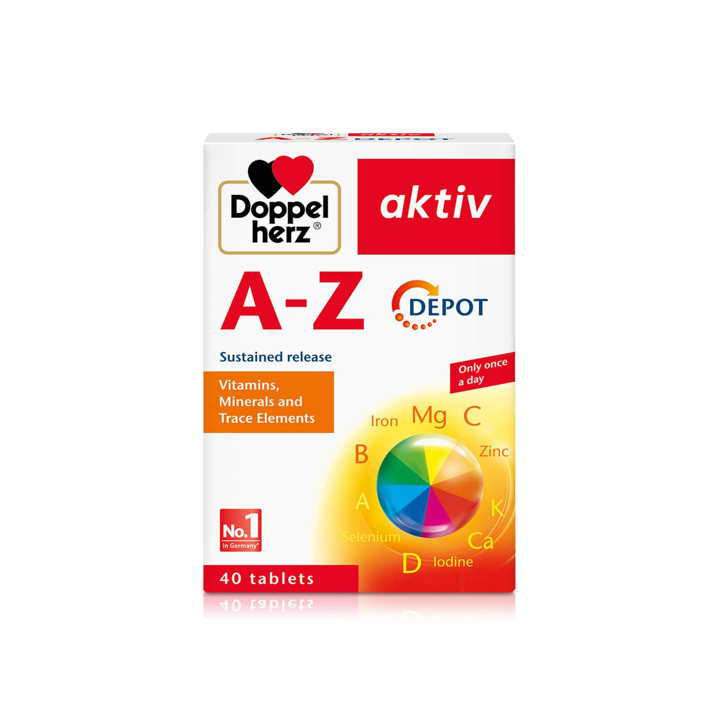 Doppelherz A–Z Depot One a Day Slow Release Tablets x 40