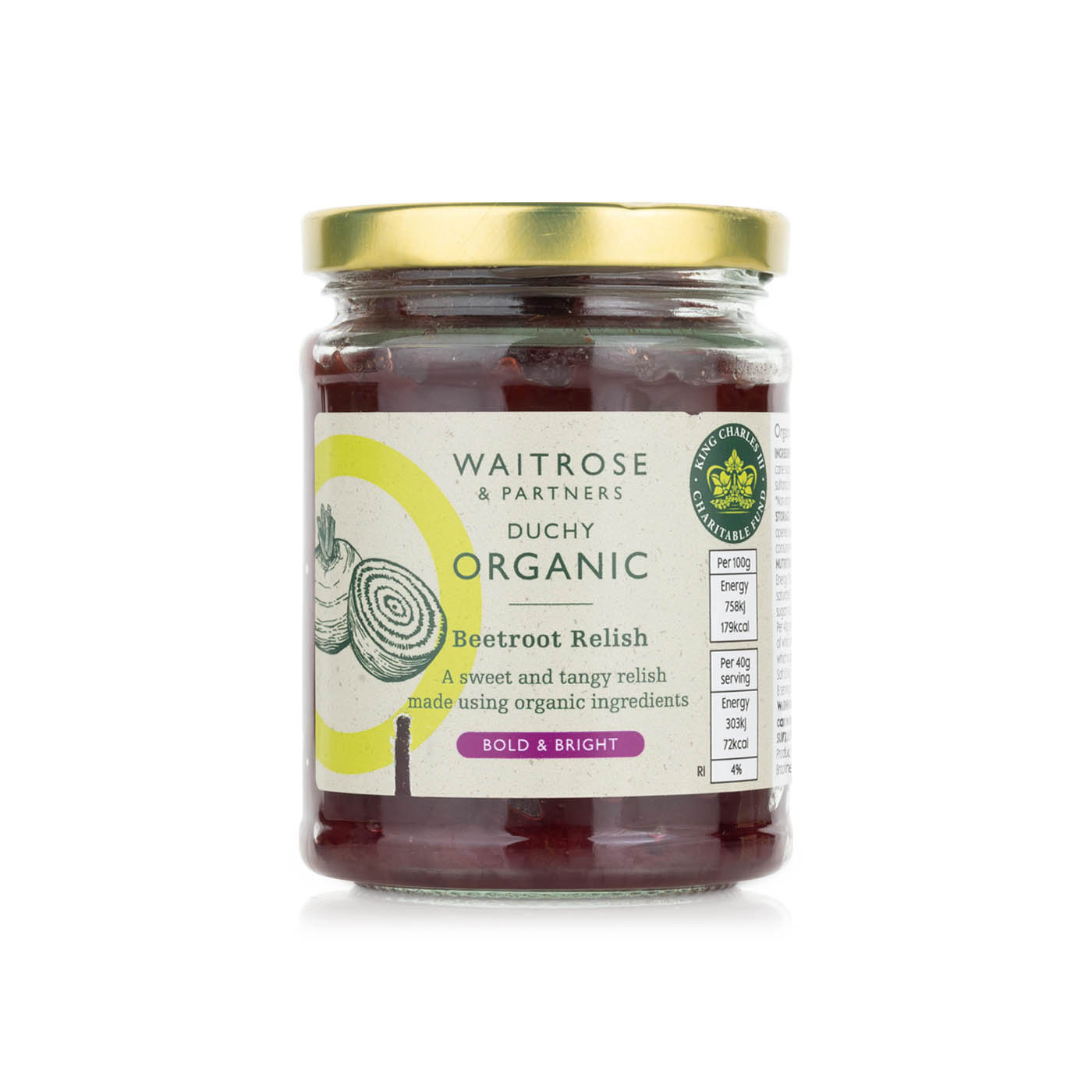 Waitrose Duchy Organic Beetroot Relish 310g