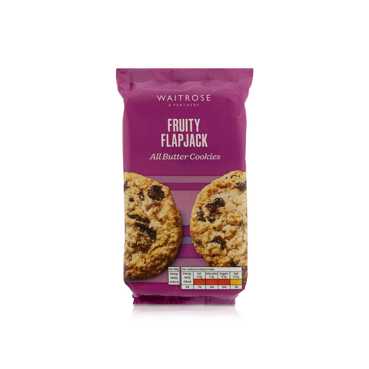 Waitrose Flapjack Cookies 200g
