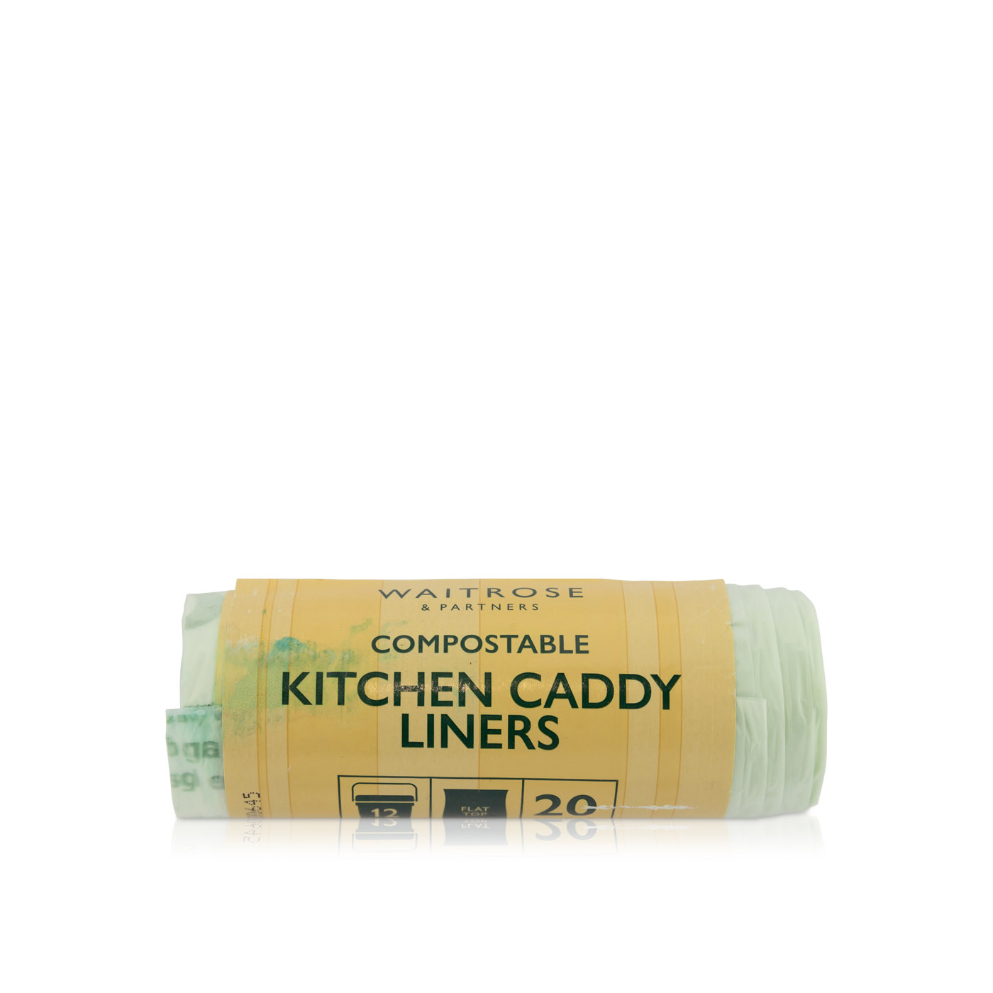 Waitrose Compostable Caddy Liners x 20 Sheets