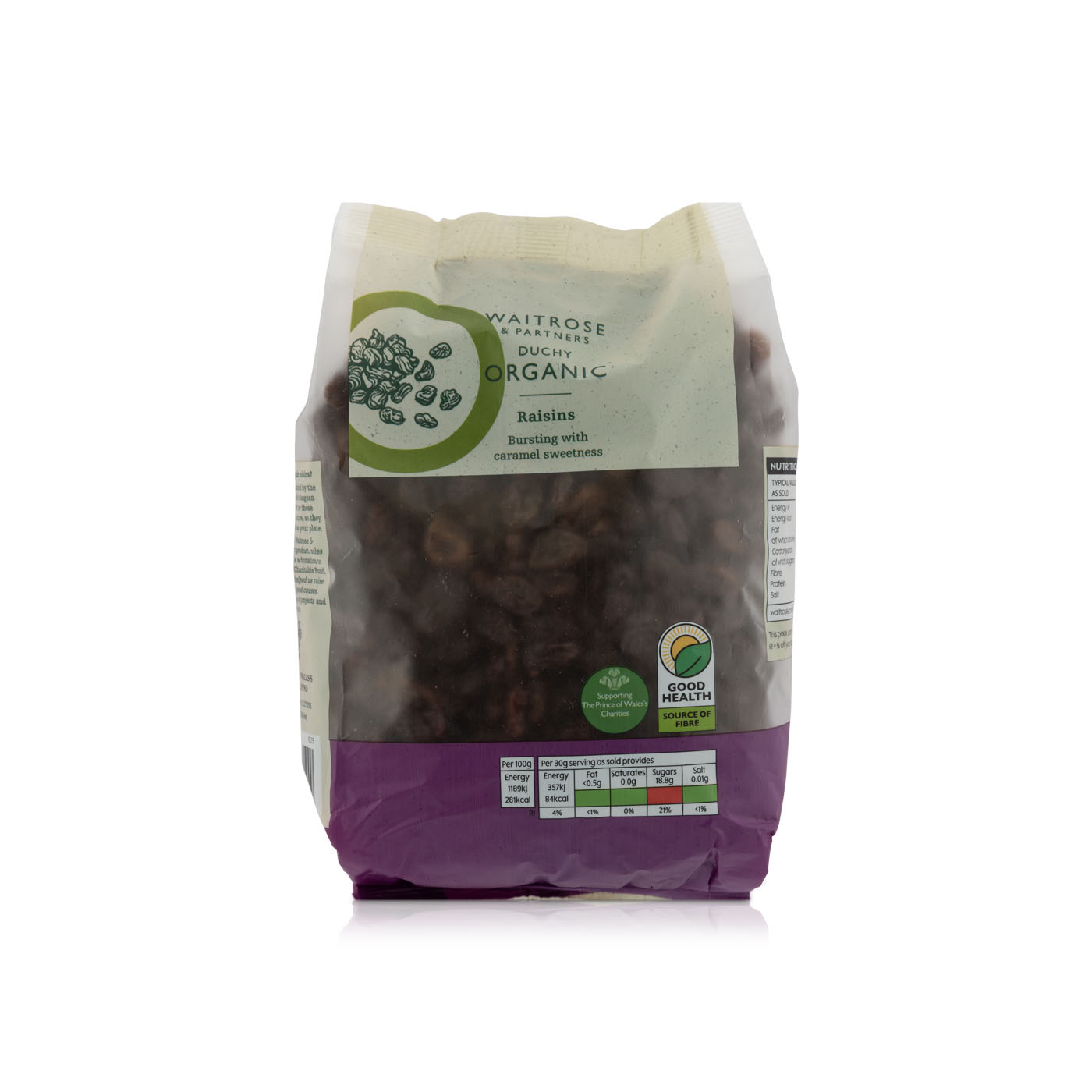 Waitrose Duchy Organic Raisins 500g