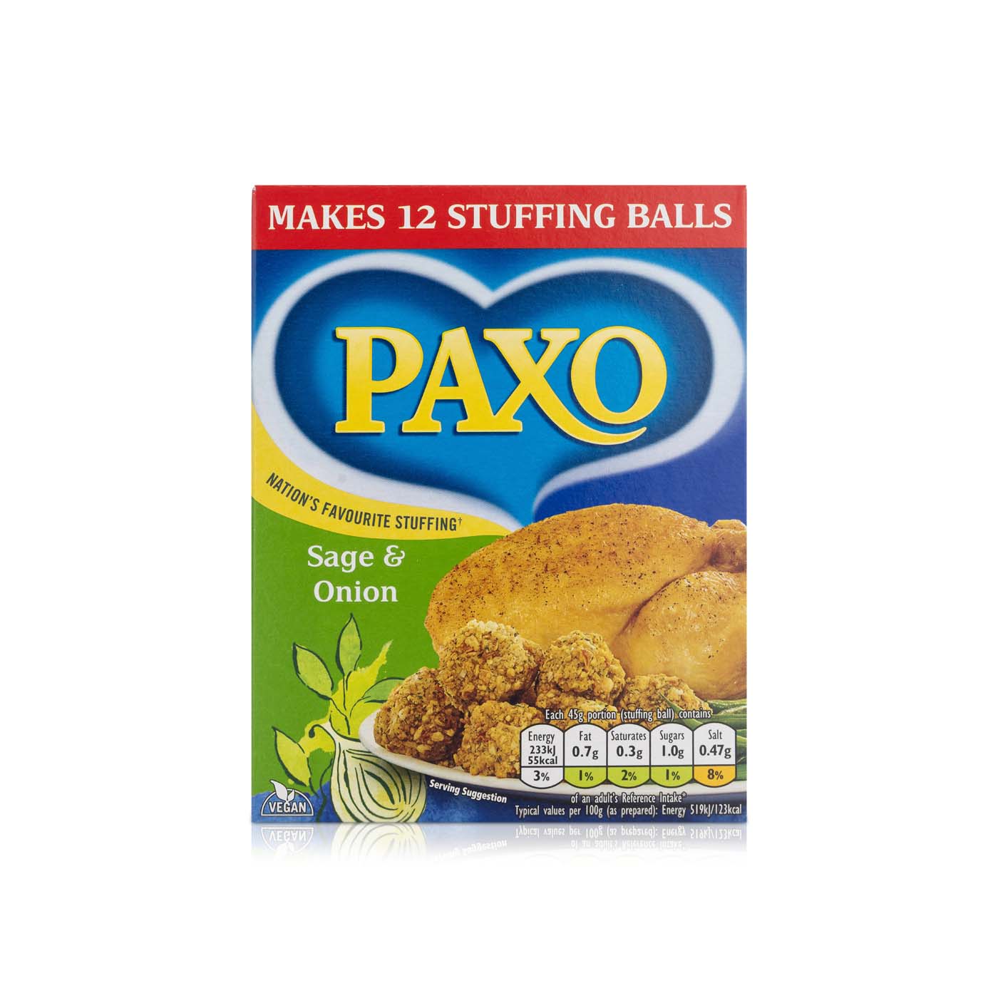 Paxo Sage and Onion Stuffing Mix 170g