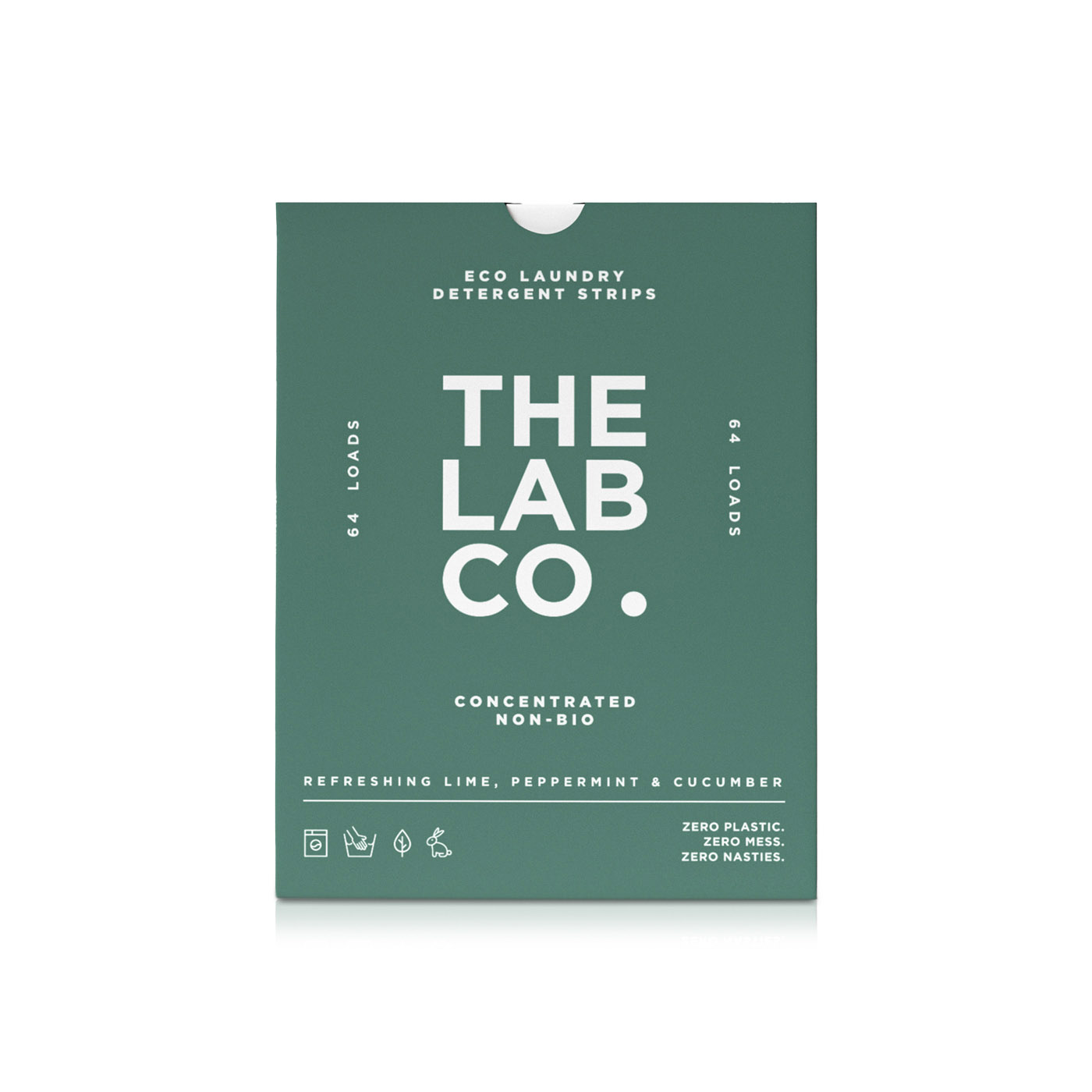 The Lab Co. Laundry Detergent Strips Refreshing 64pk