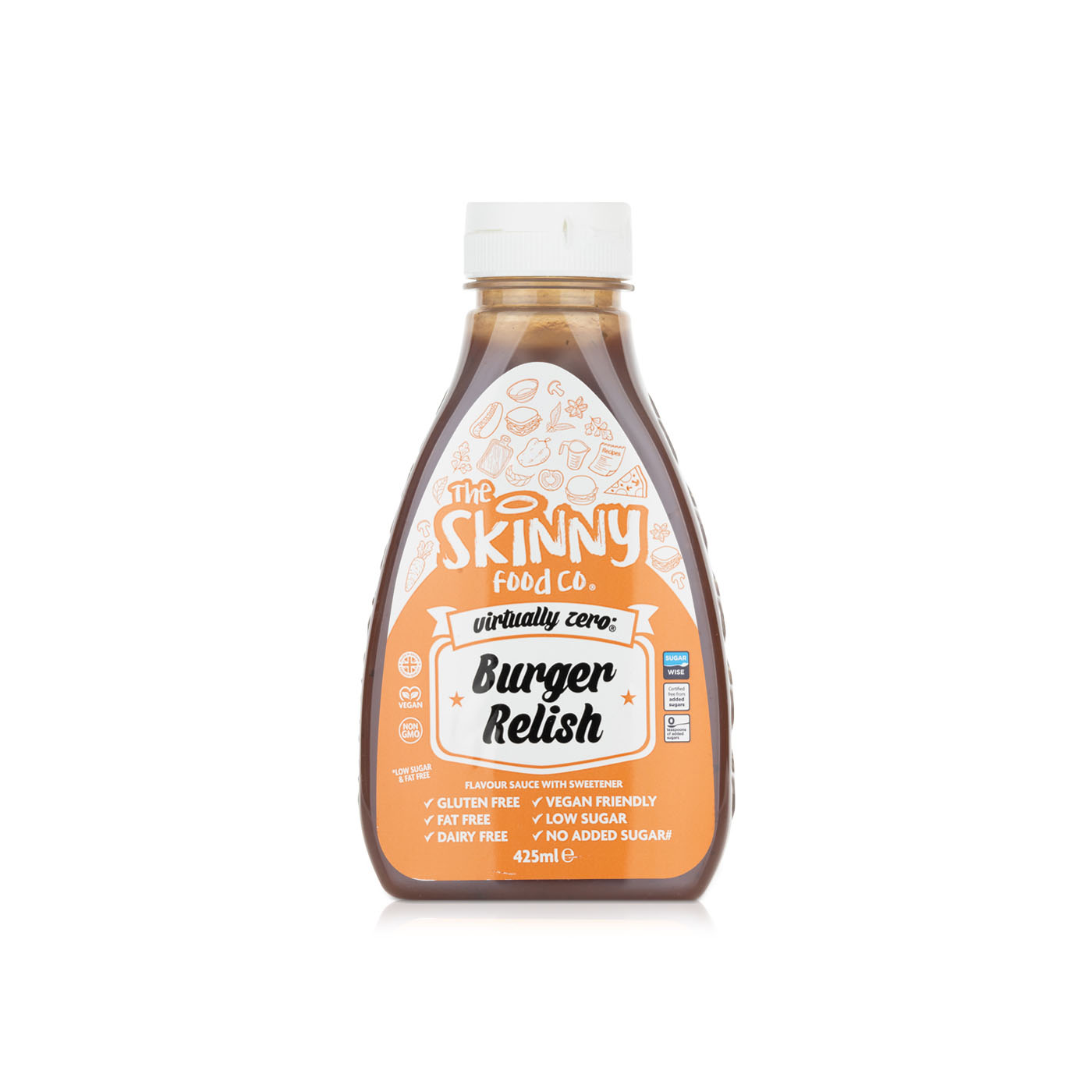 The Skinny Food Co Burger Relish 425ml