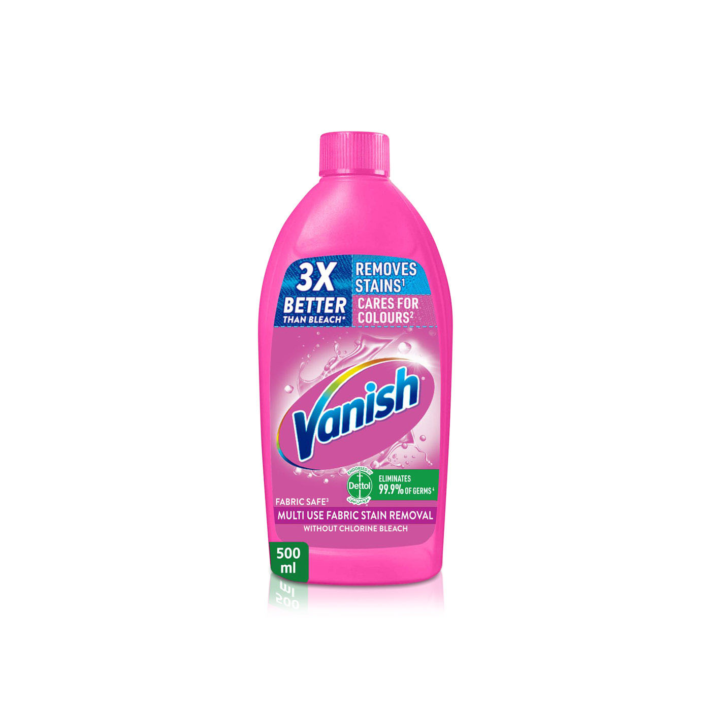 Vanish Liquid Fabric Stain Remover for Coloured & White Clothes 500ml