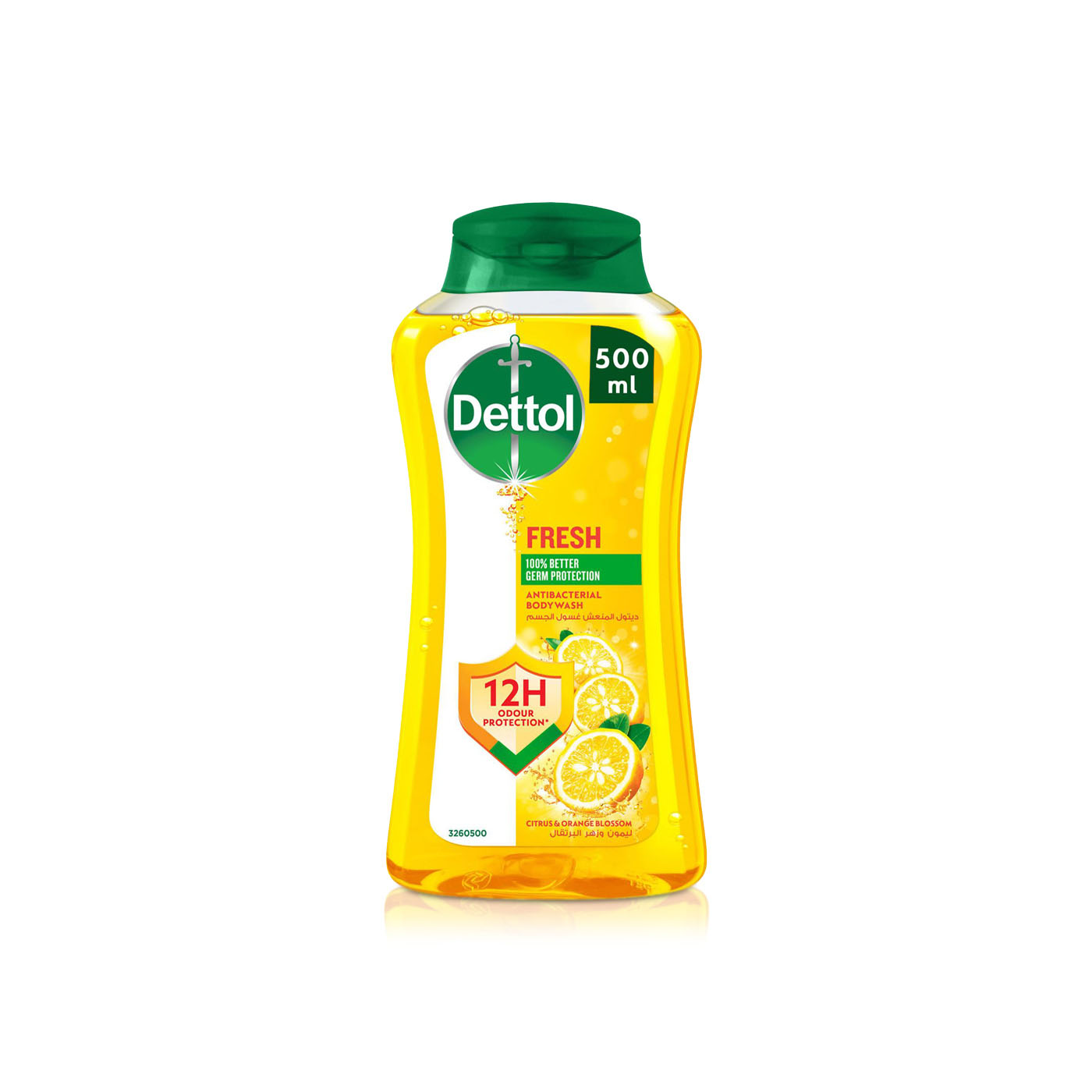 Dettol Fresh Citrus & Orange Blossom Shower Gel & Body Wash 500ml