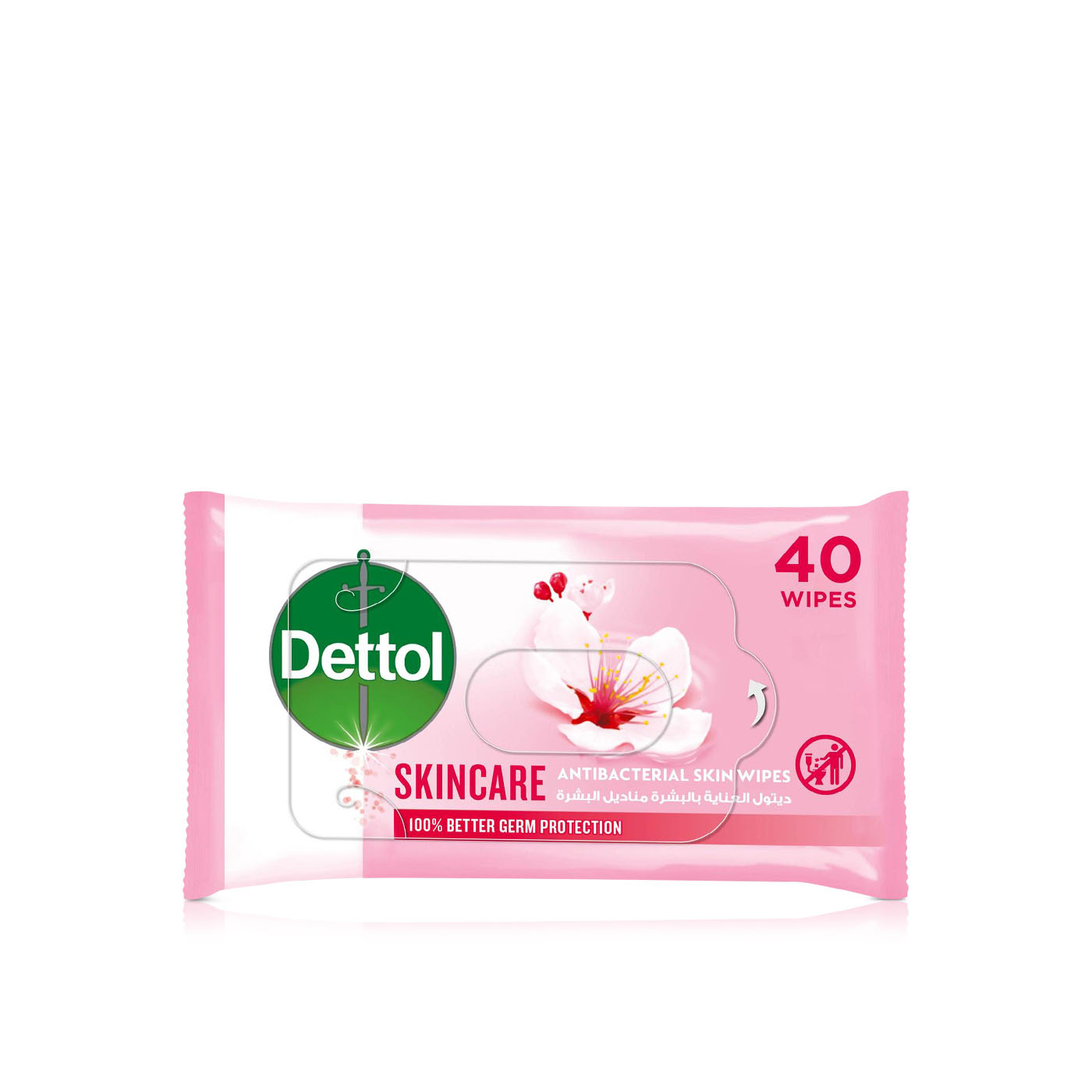 Dettol Antibacterial Skincare Wipes x 40