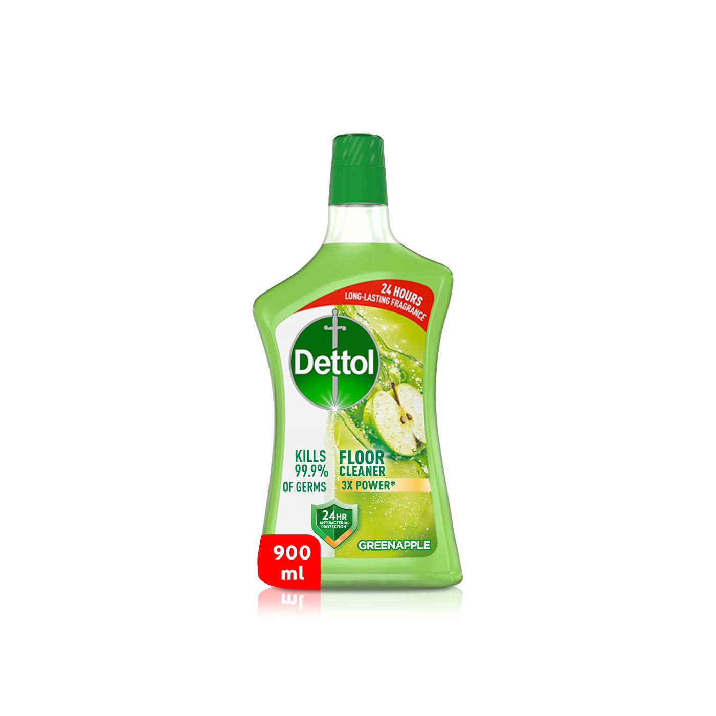 Dettol Antibacterial Power Floor Cleaner Green Apple 900ml