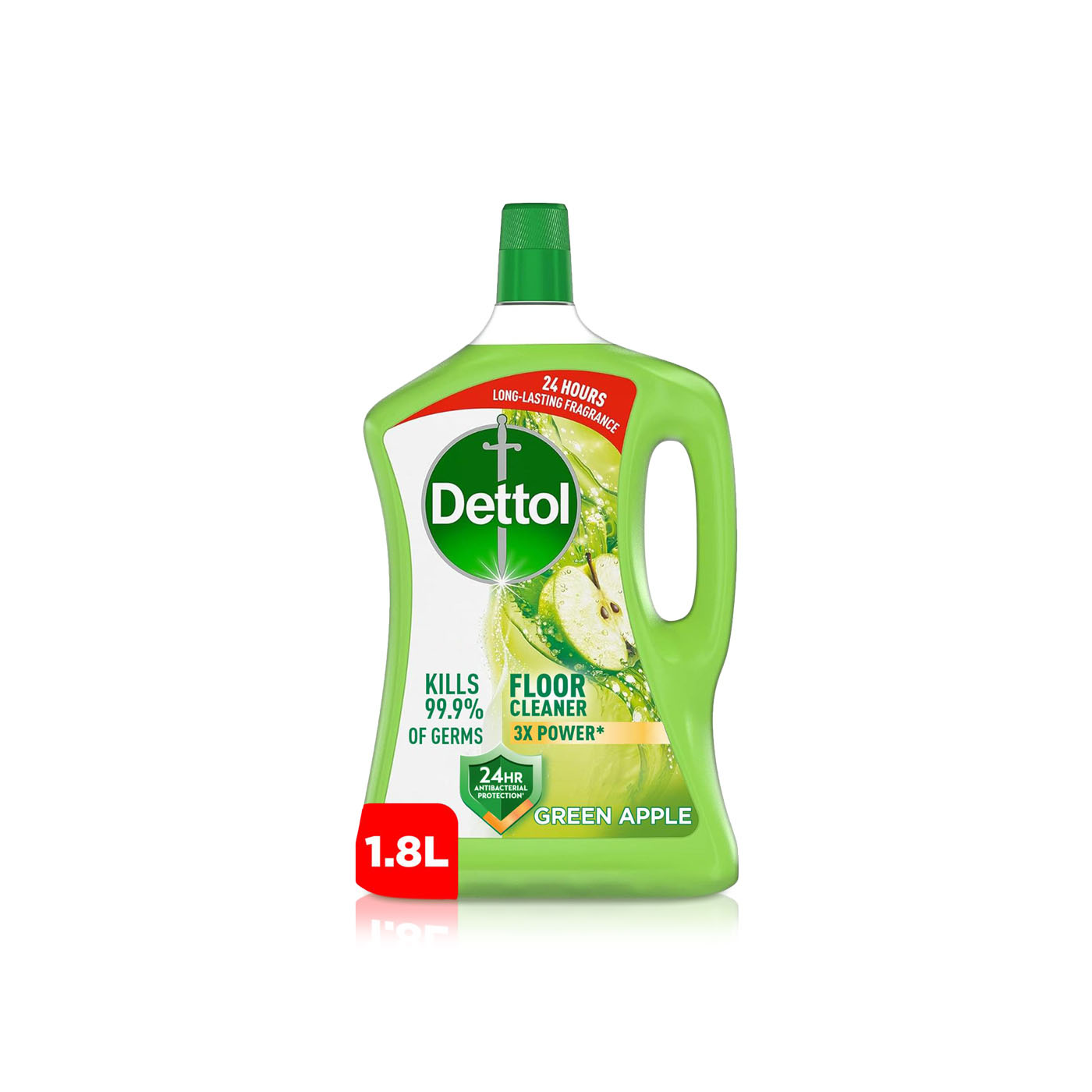 Dettol Antibacterial Green Apple Scent Floor Cleaner 1.8L