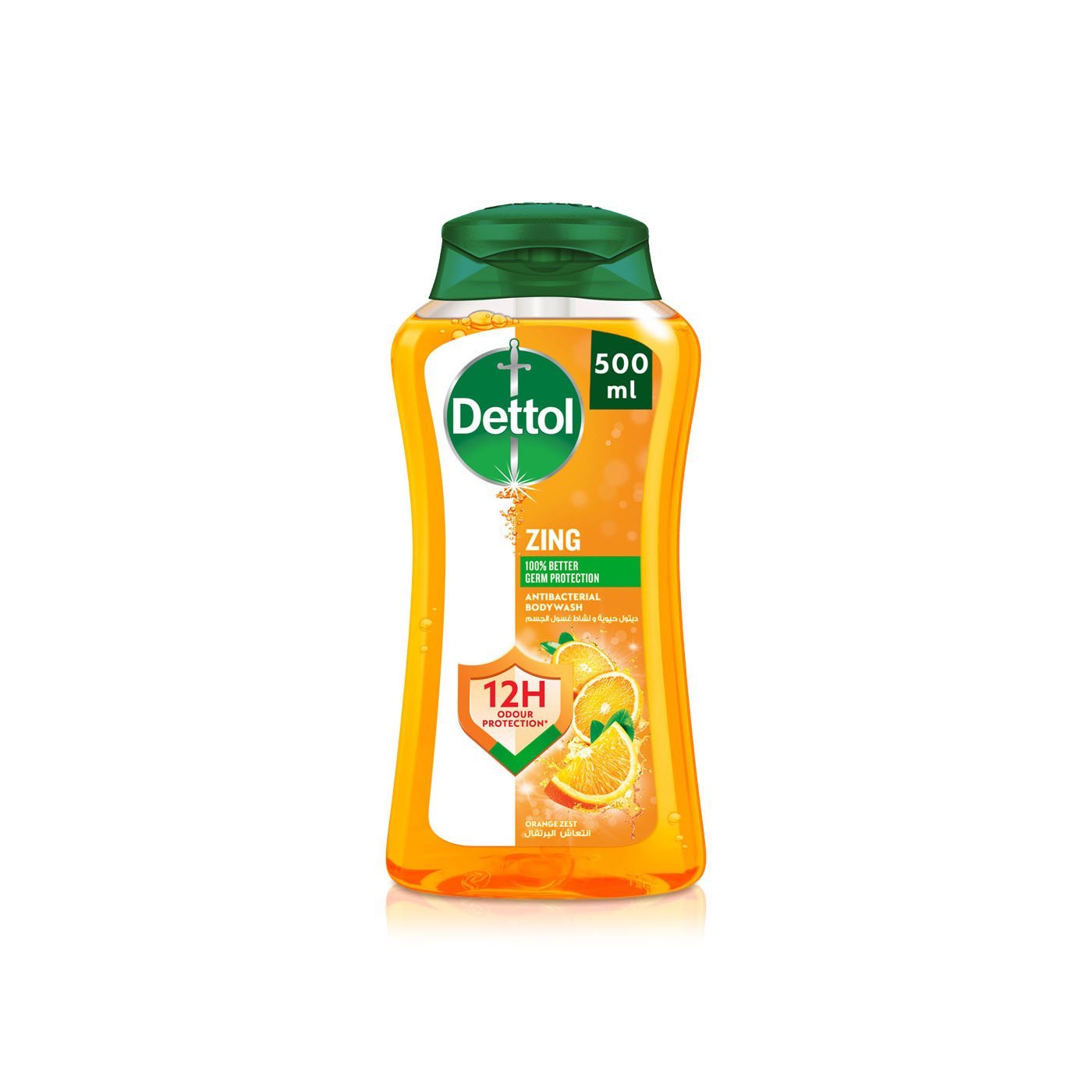 Dettol Zing Antibacterial Bodywash Orange Zest 500ml