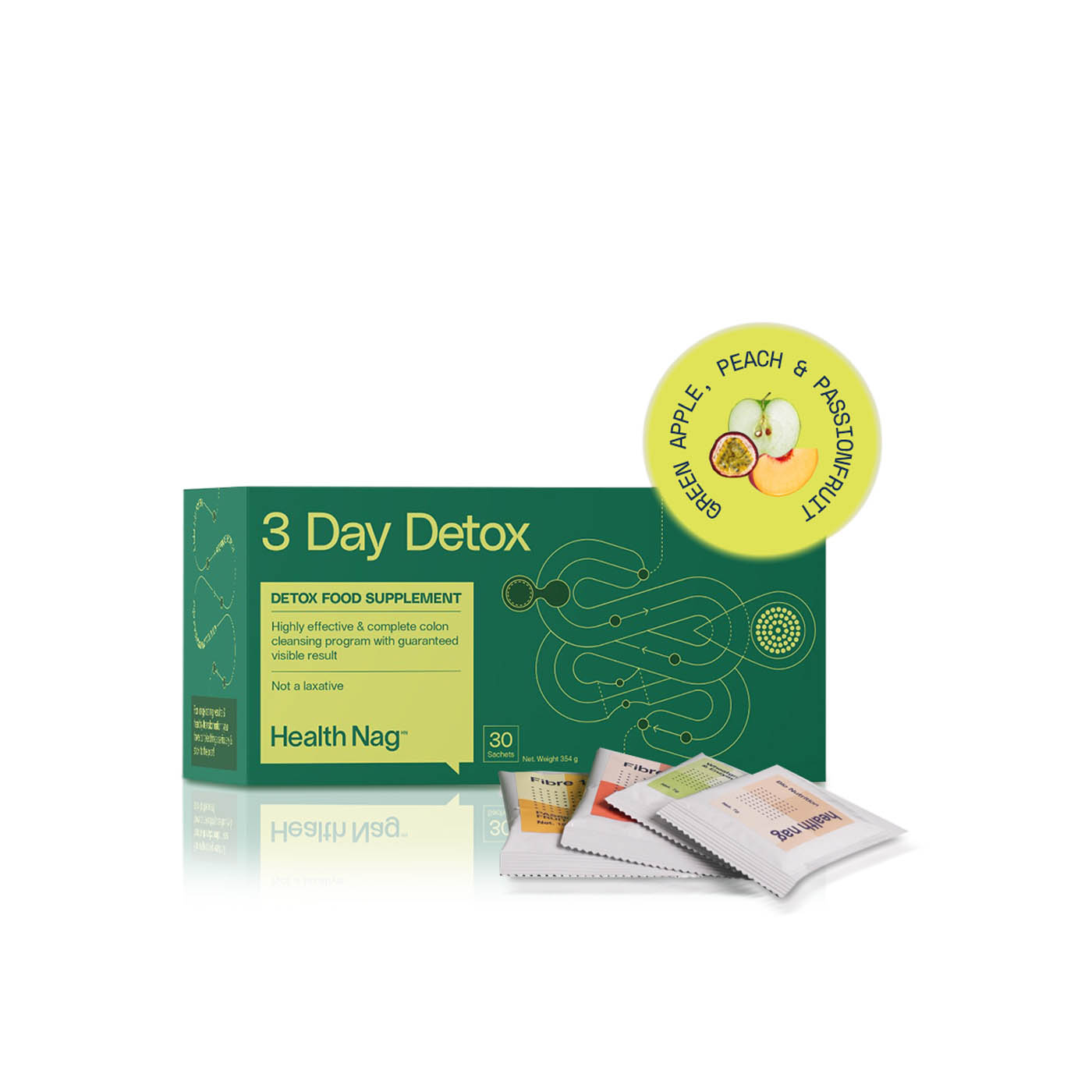 Health Nag 3 Day Detox Mixed Flavour 354g