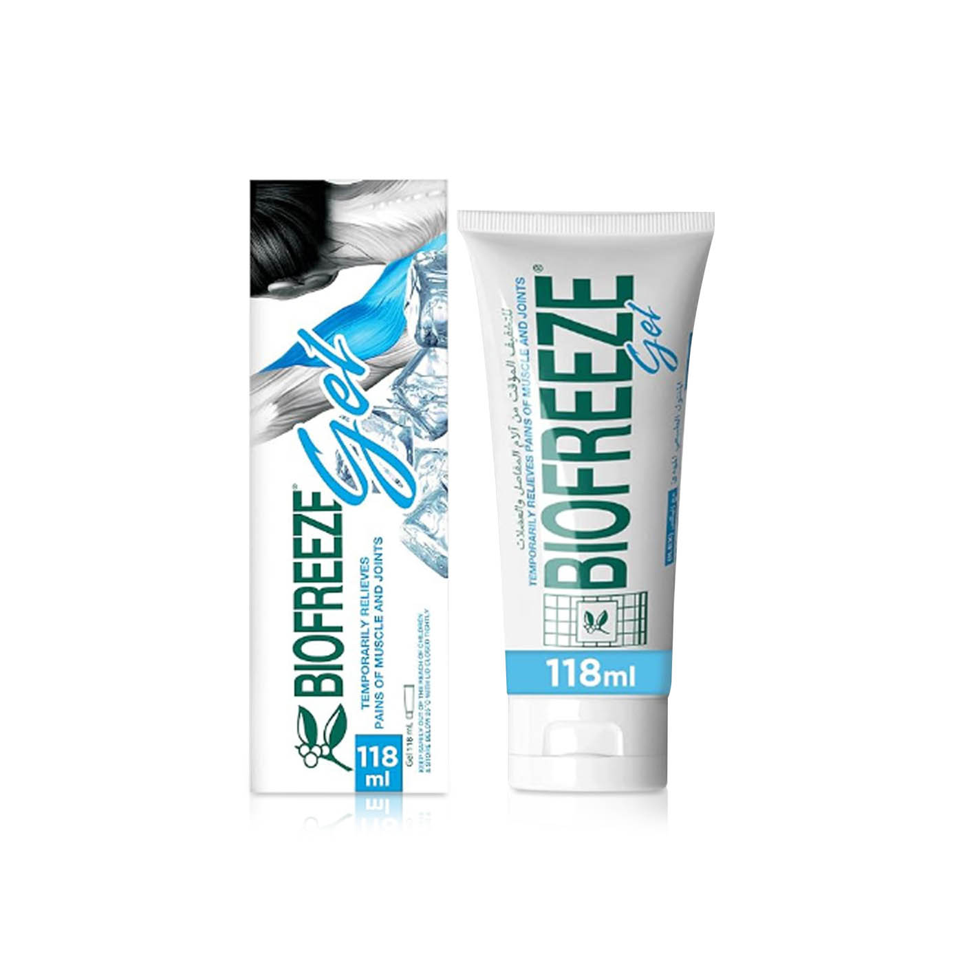 Biofreeze Pain Relief Gel Soothing Natural Menthol with ILEX 118ml