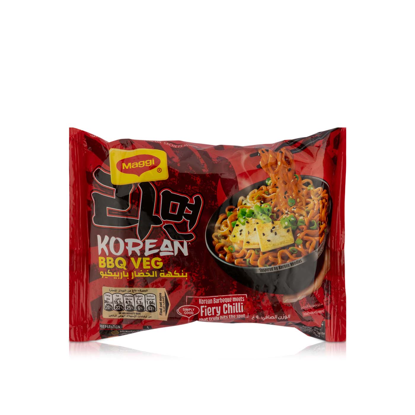 Maggi Korean BBQ Veg Noodles 90g
