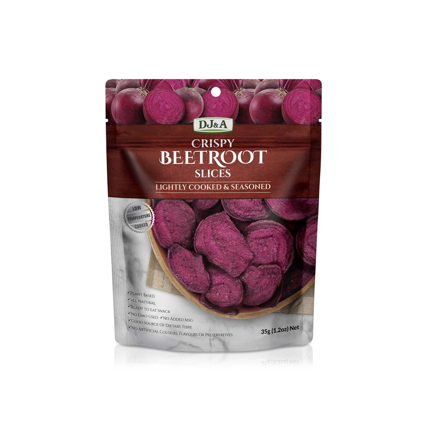 DJ&A Sliced Beetroot Crisps 35g
