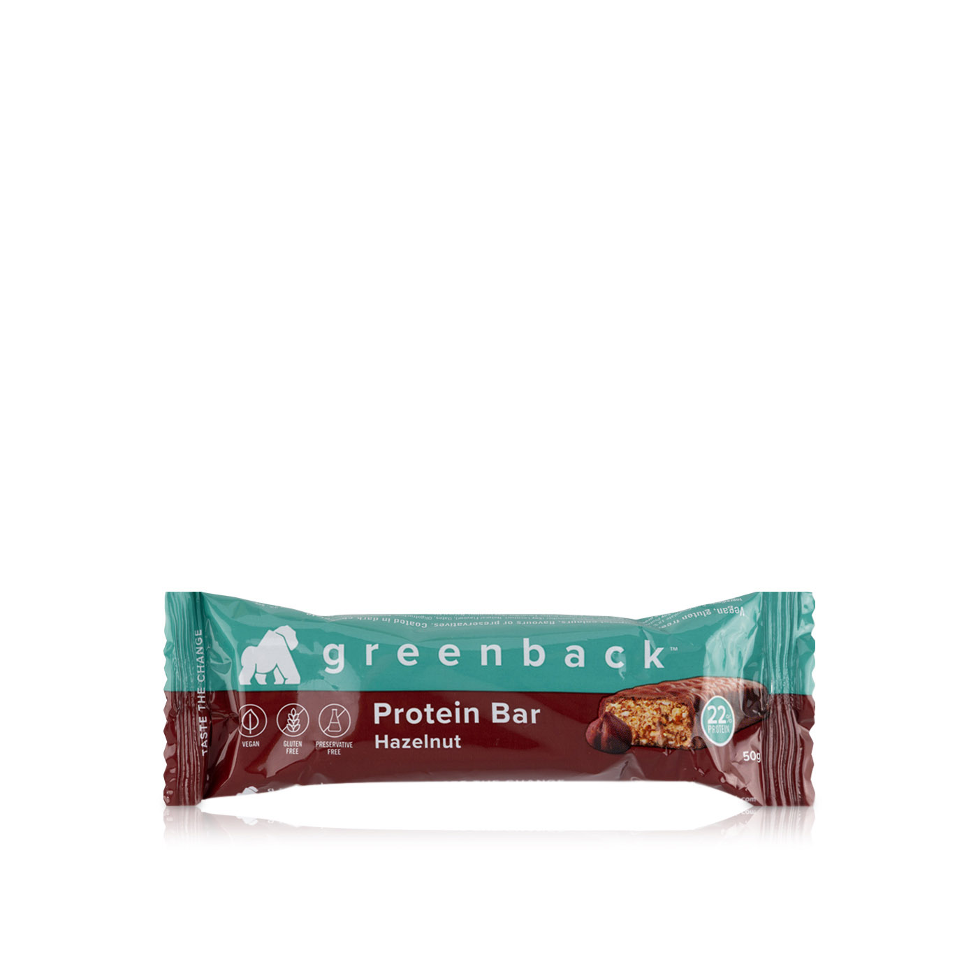 Greenback Protein Bar Hazelnut 50g