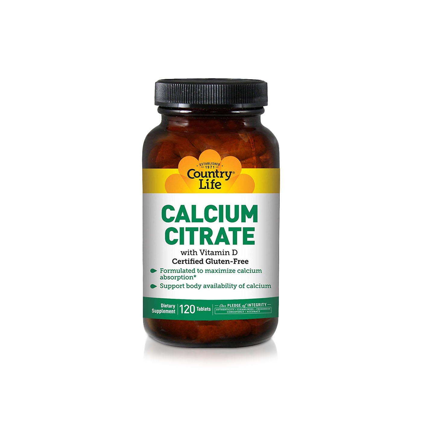 Country Life Calcium Citrate Tablets x 120