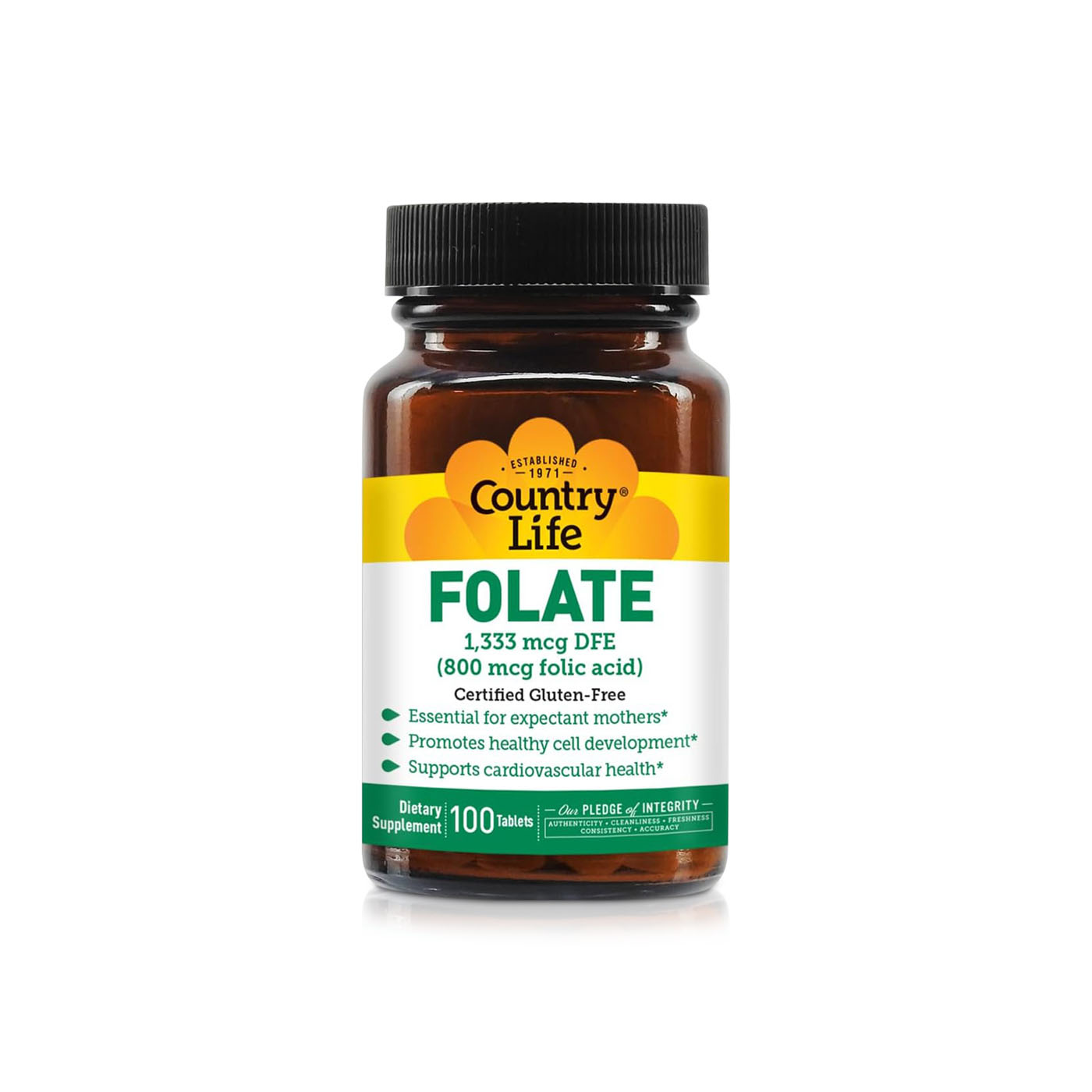 Country Life Folate 1333mcg FA Tablets x 100