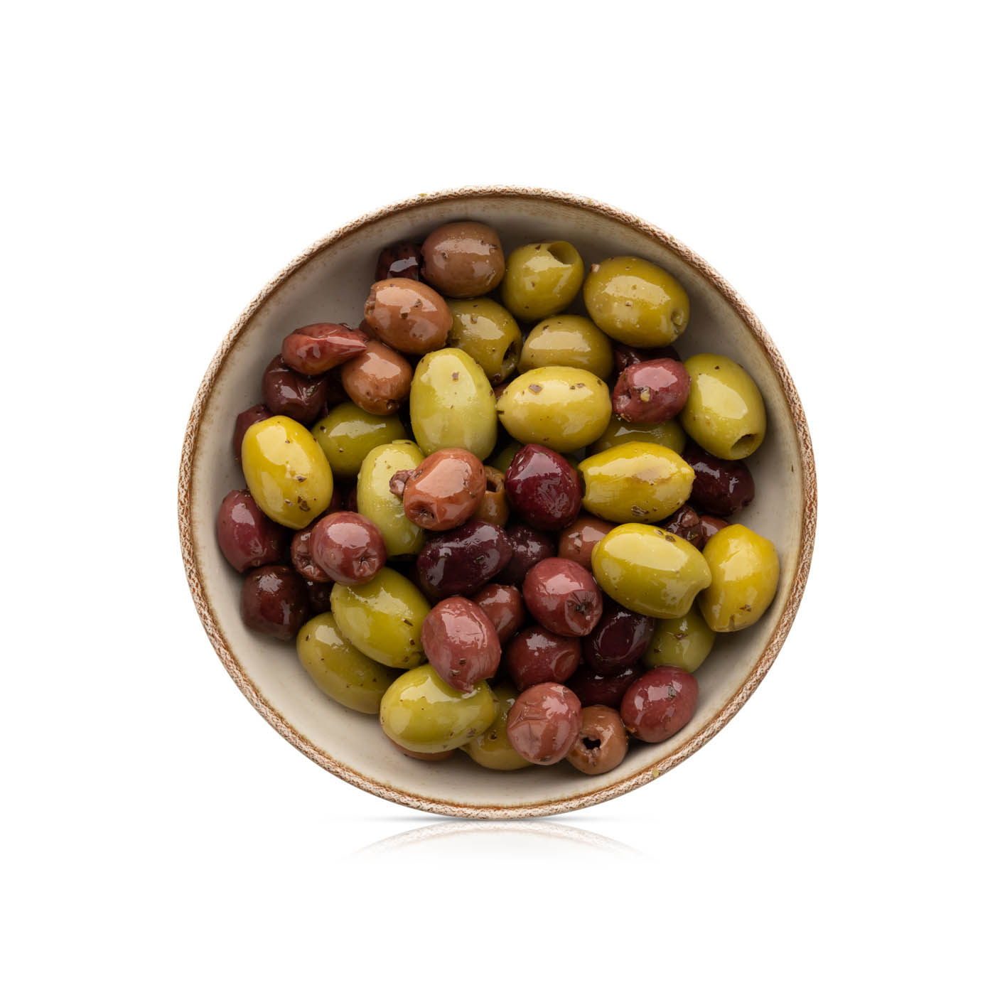 Black and Green Olives