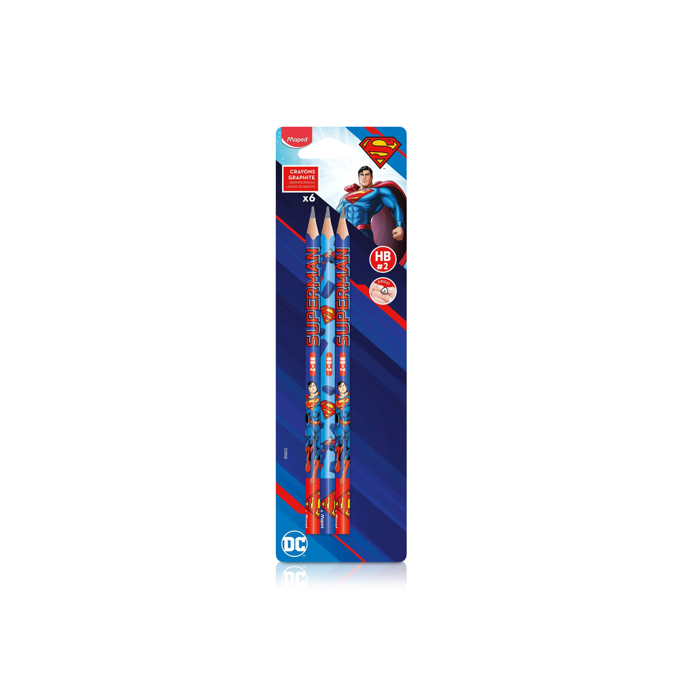 Maped Superman Pencils x 6