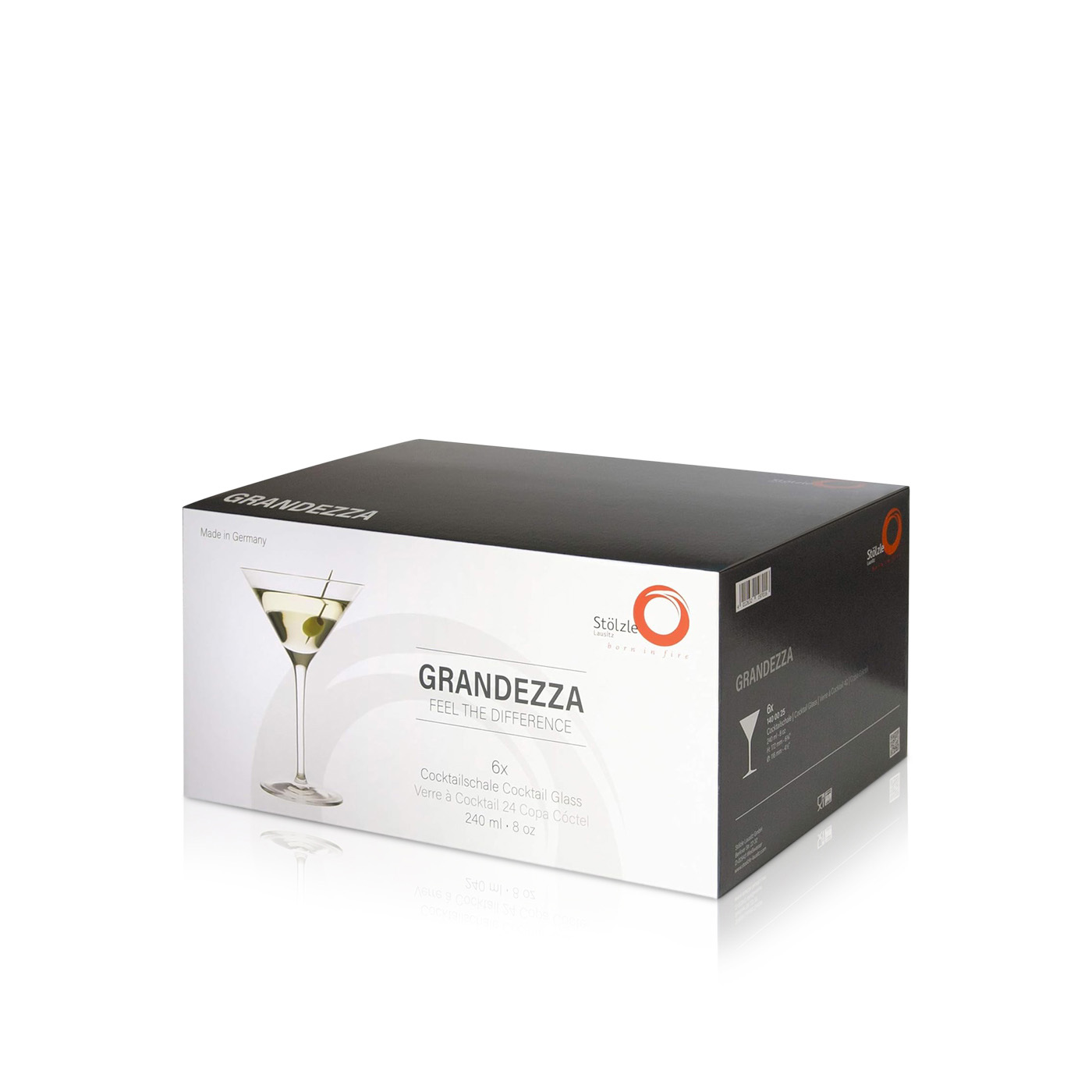 Stolzle Gradenza Cocktail Martini Glass 240ml x 6