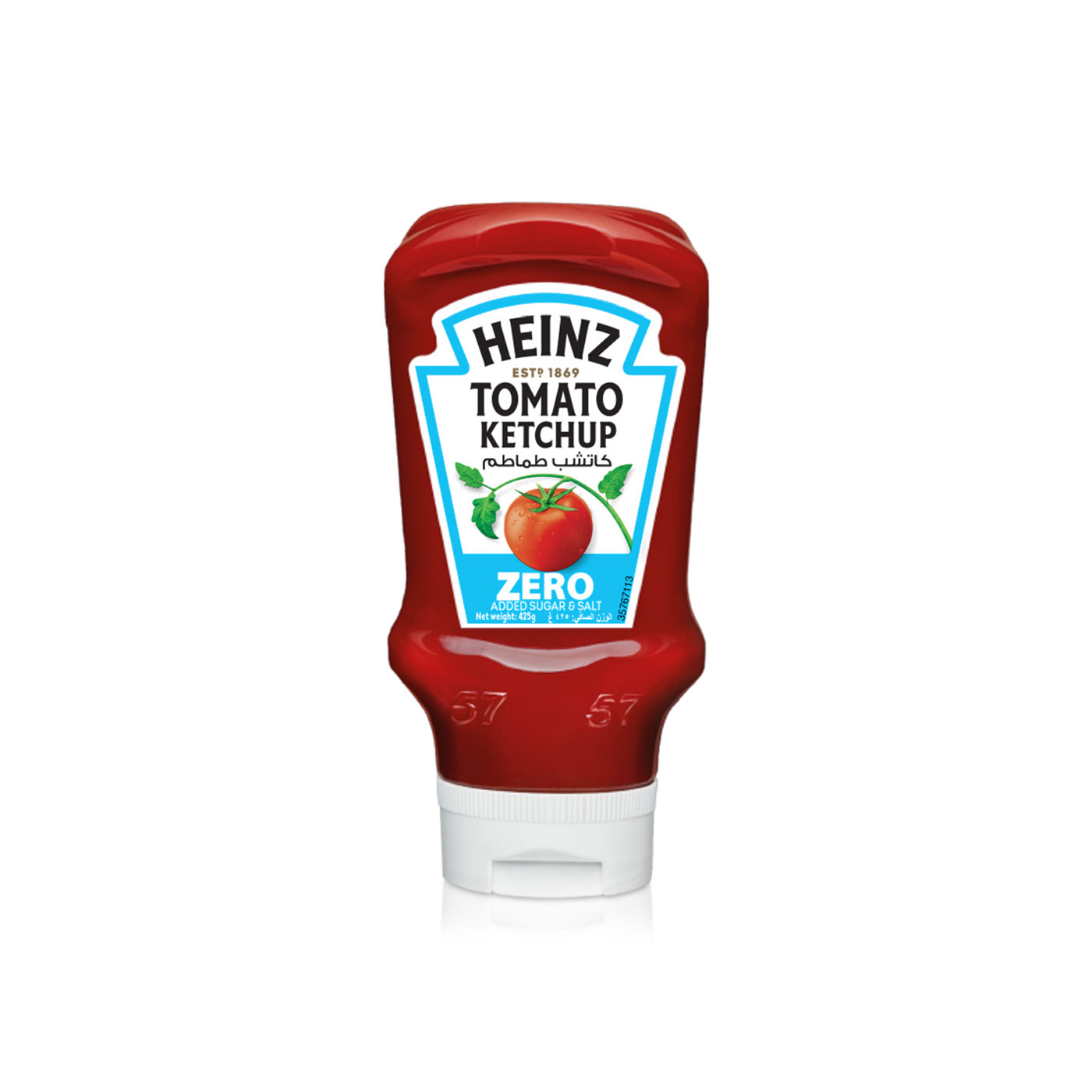 Heinz Tomato Ketchup with No Added Sugar and Salt 425g