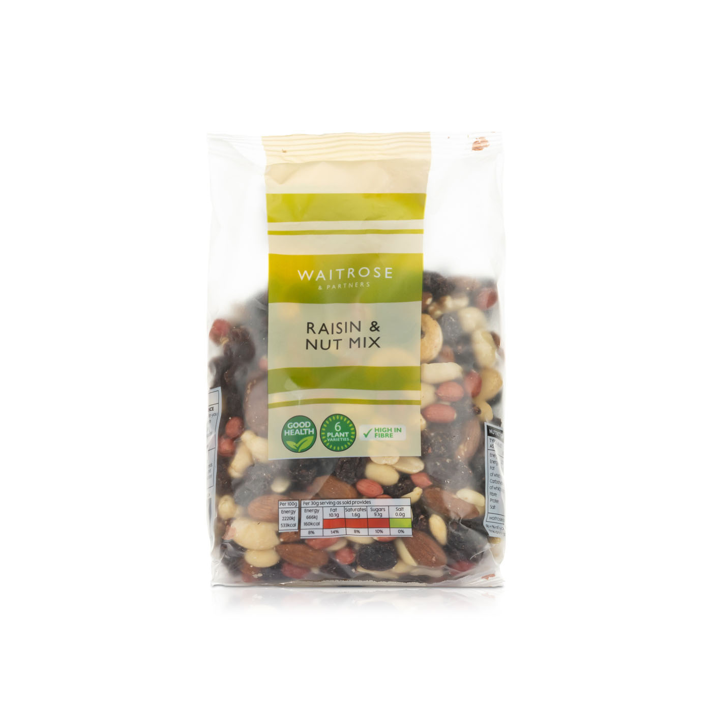 Waitrose Nuts & Raisins 500g