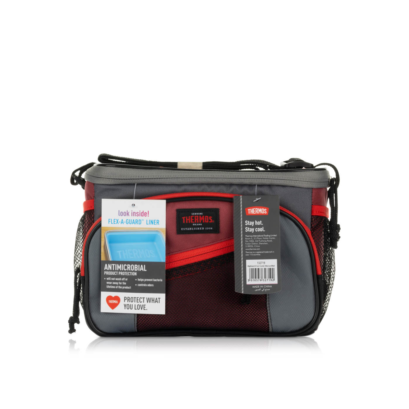 Thermos Cooler Bag Highland 6 Can Maroon