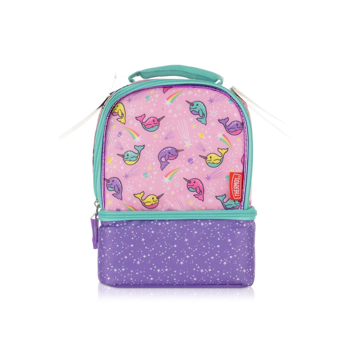 Thermos Narwhals in Space Dual Lunch Kit with Ldpe Liner