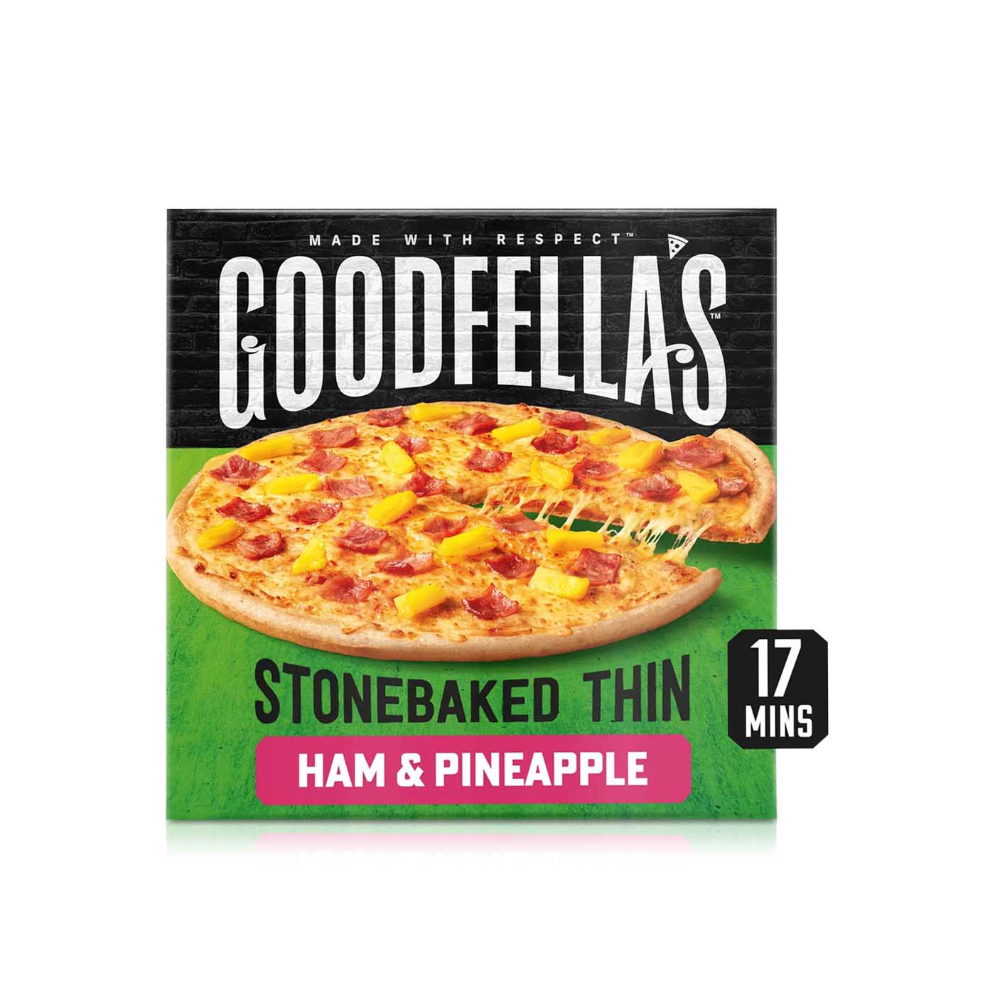 Goodfella's Thin Crust Ham & Pineapple Pizza 365g