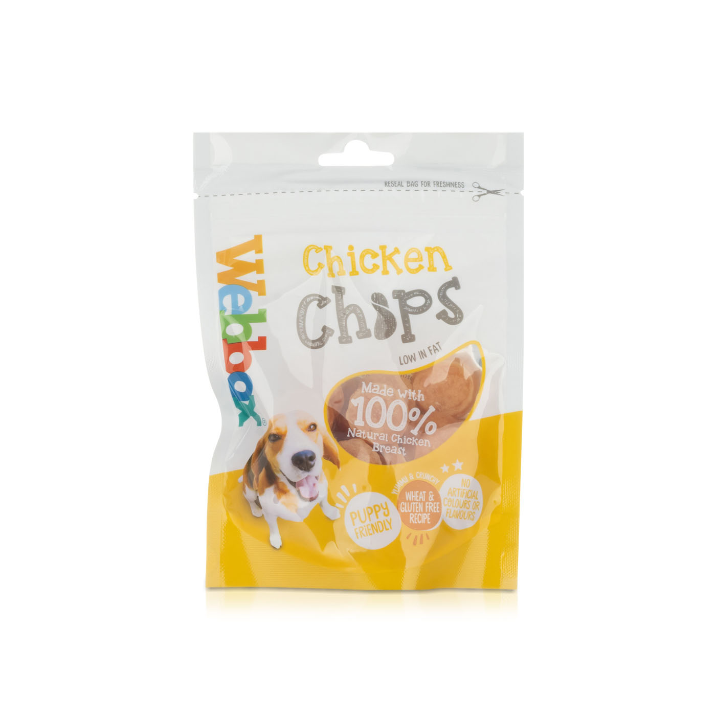 Webbox Chicken Chips Dog Treats 80g