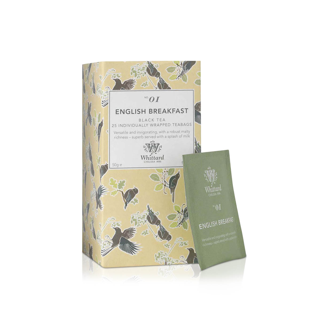 Whittard English Breakfast Tea Bags x 25 50g