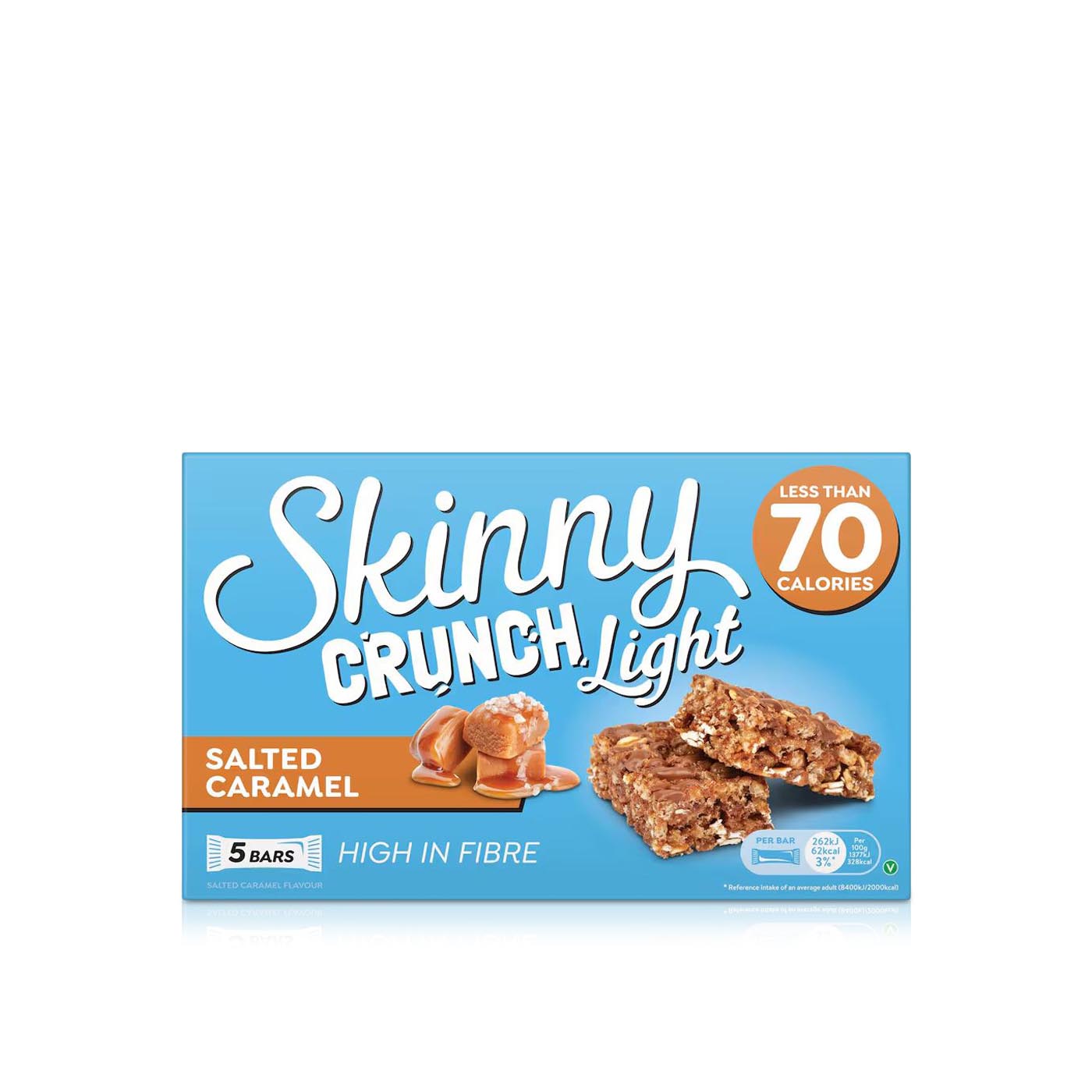 Skinny Crunch Lite Salted Caramel Bars x 5 95g