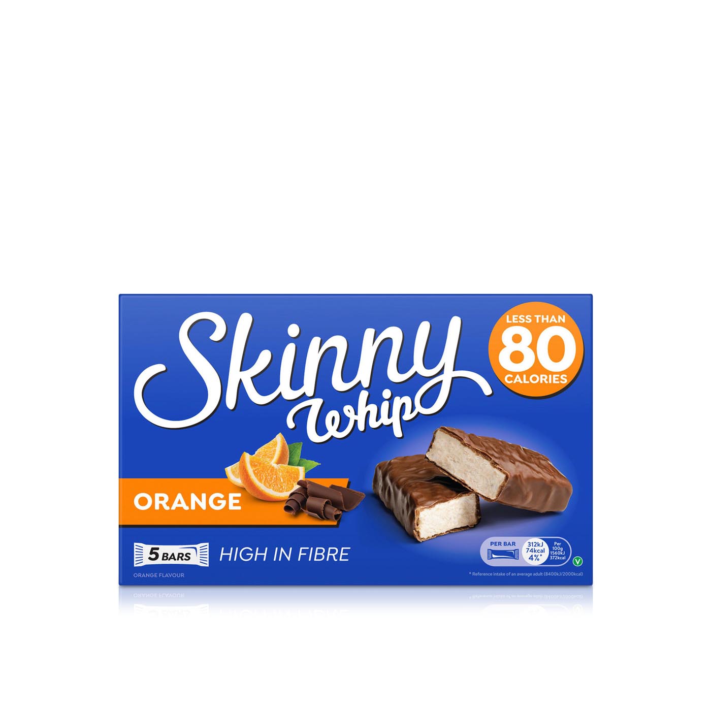 Skinny Whip Orange Bars x 5 100g
