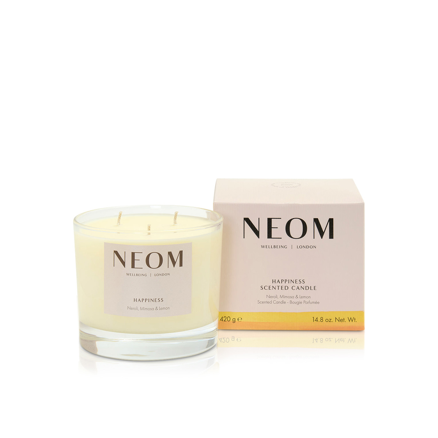 Neom Scented Candle 3 Wick Happiness