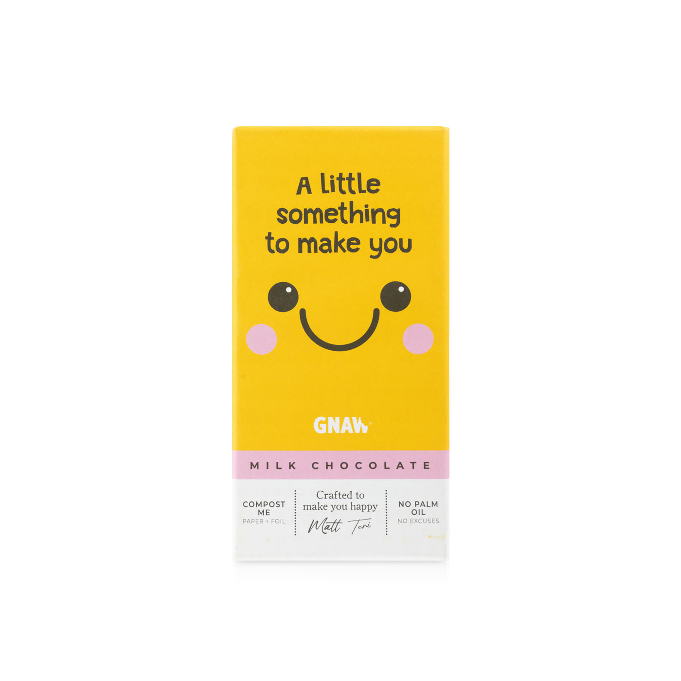Gnaw to Make You Smile Choco Bar 80g