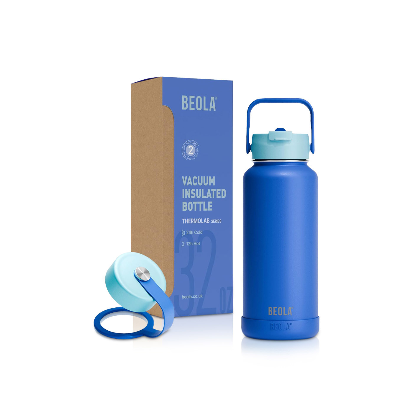 Beola Vacuum Insulated Bottle Marine Blue 950ml