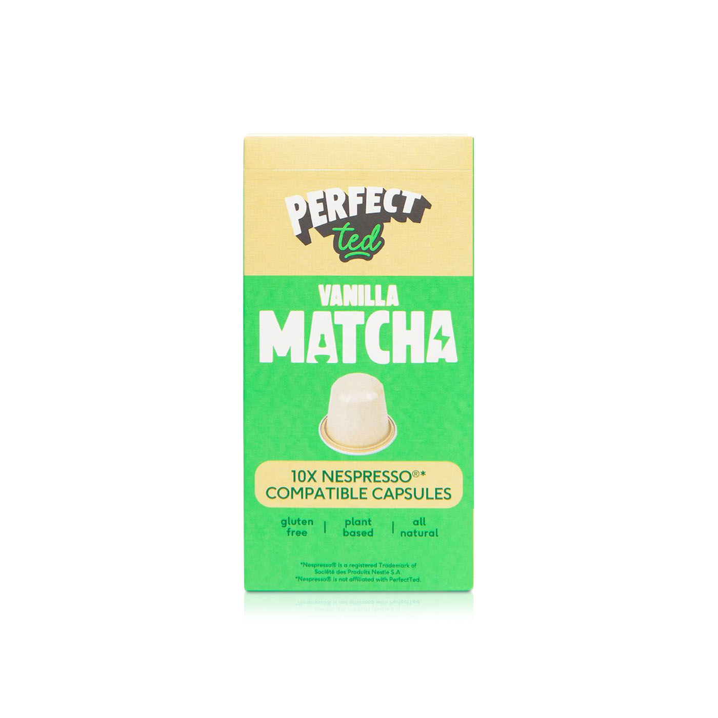 PerfectTed Matcha Pods Vanilla 10 Capsules 50g
